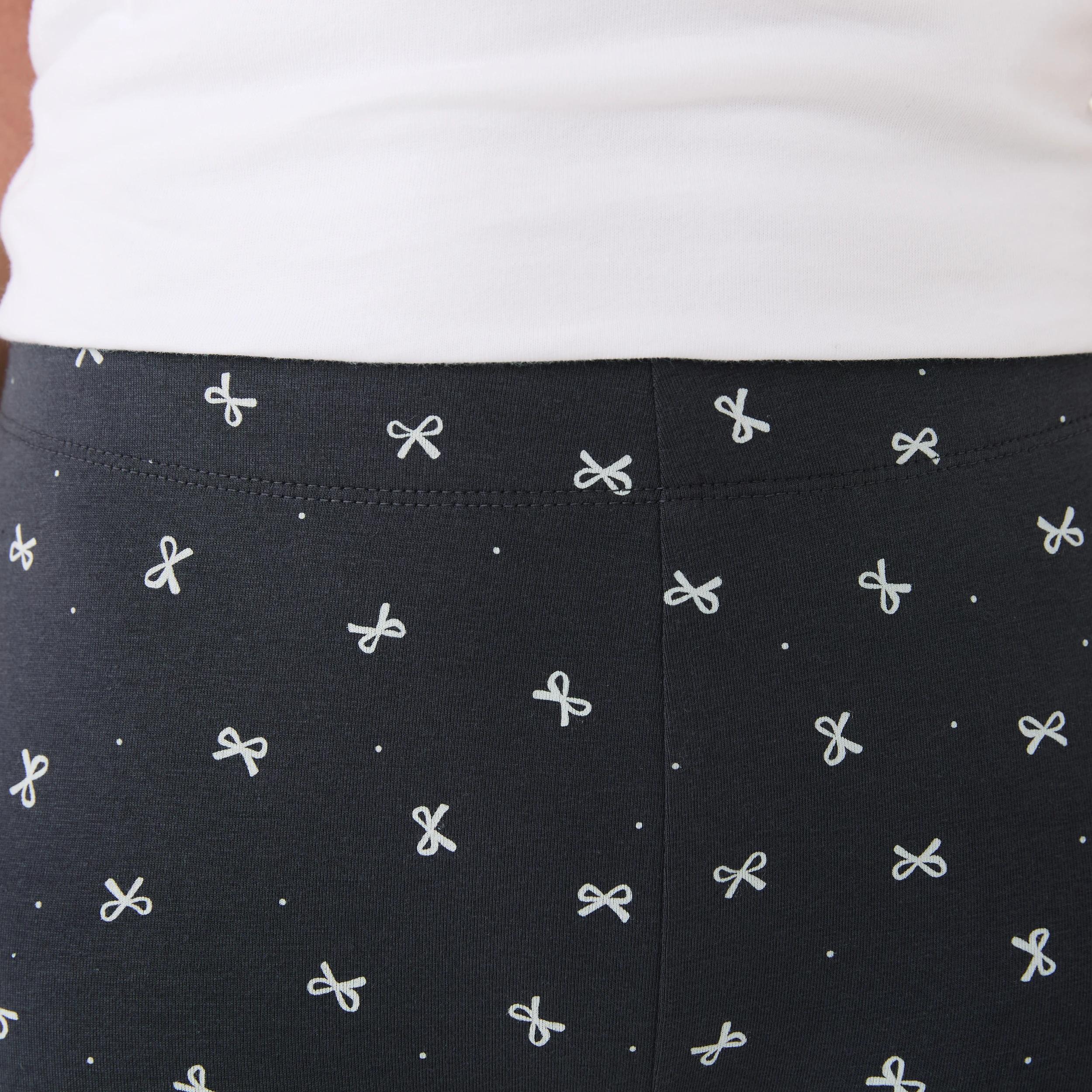 3 Printed Bike Shorts GREY DITSY BOWS, 3 of 5