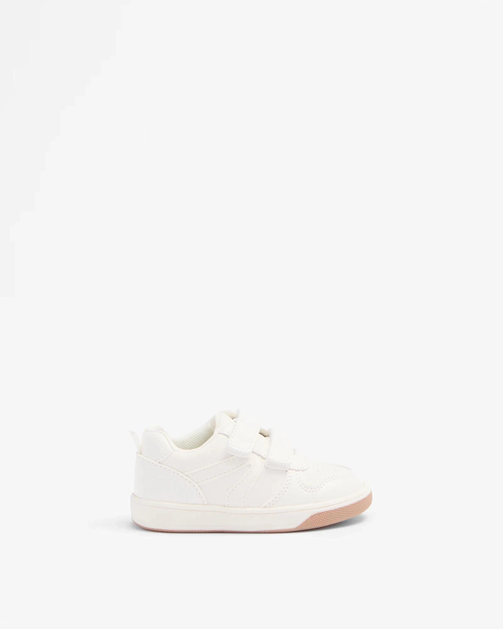 1 Target Baby Baby Boys First Walker Two Tab Sneaker - Jolly WHITE, 1 of 2