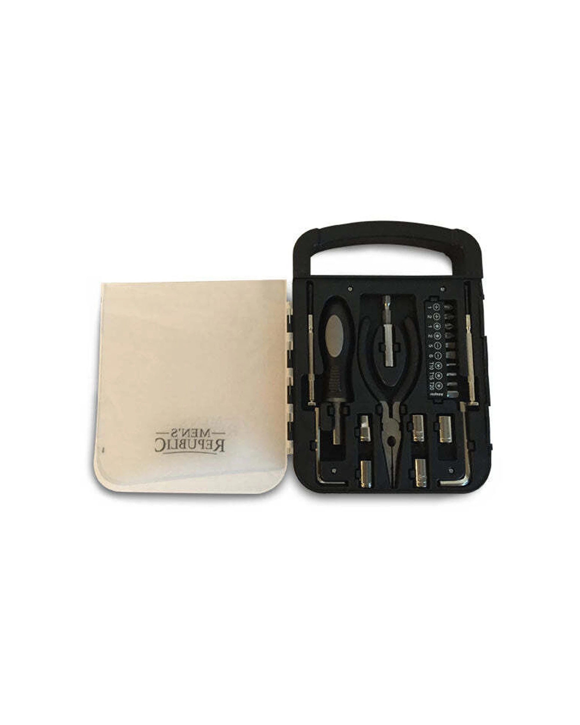 3 Mens Republic 20Pc Home Garage Repair Tool Kit Solid Construction Carry Handle See Through Case - Black, 3 of 3