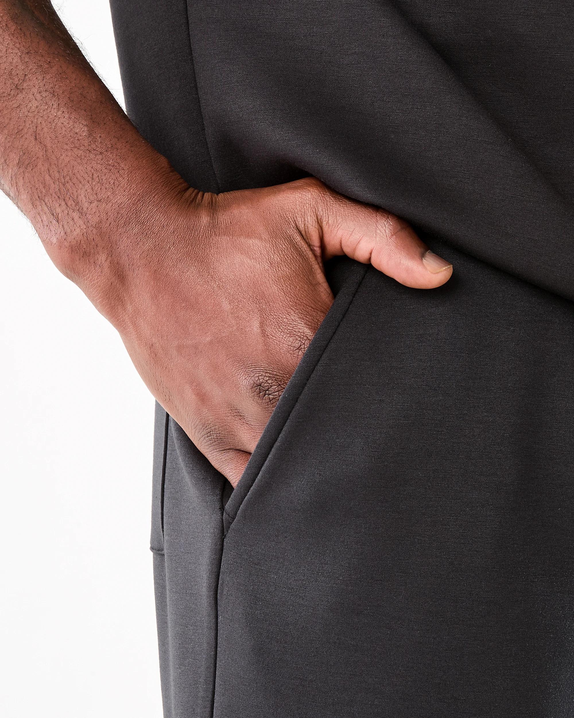 6 Active Mens Scuba Shorts BLACK, 6 of 8