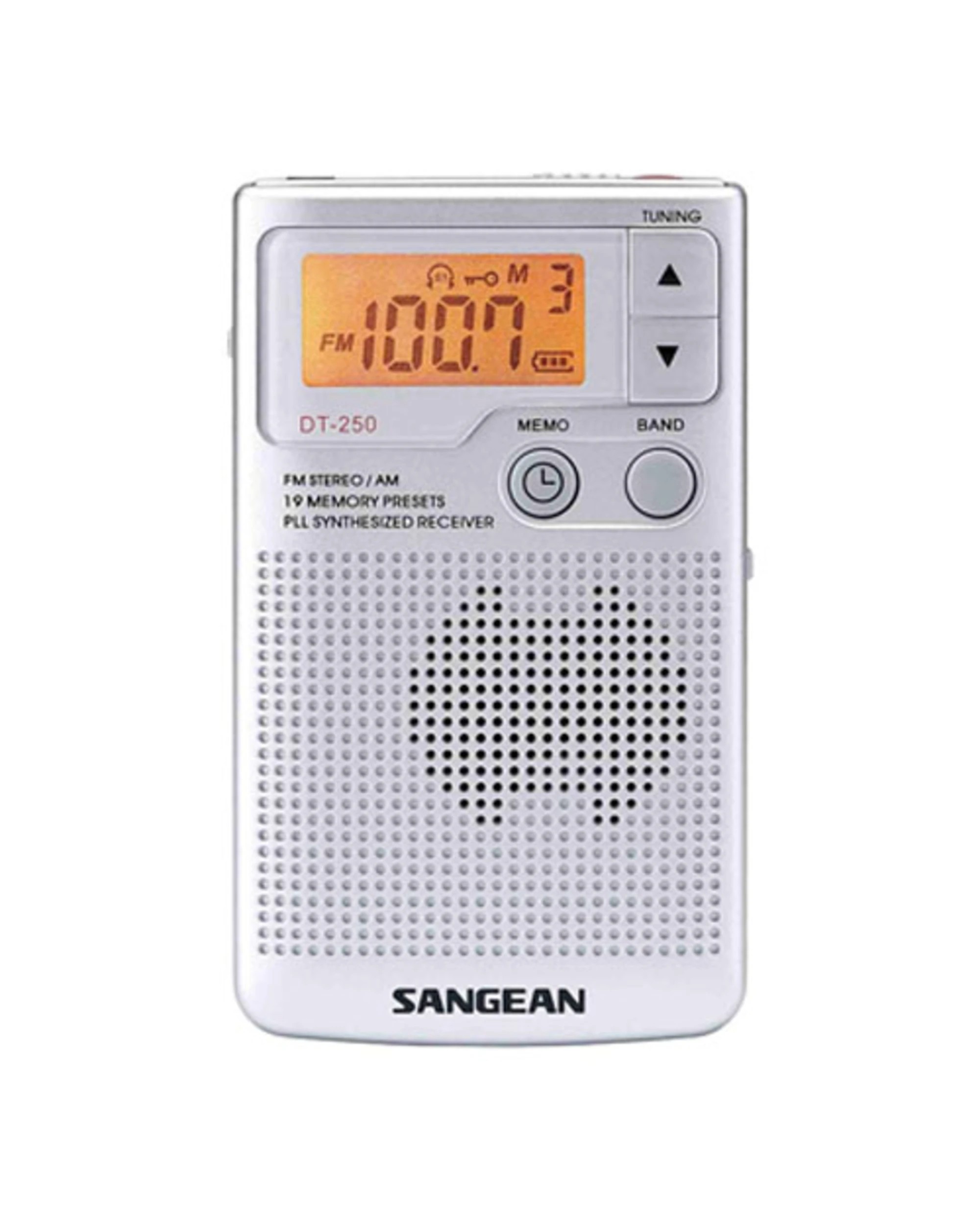 2 Sangean DT-250 Analogue Pocket Radio - Silver, 2 of 3