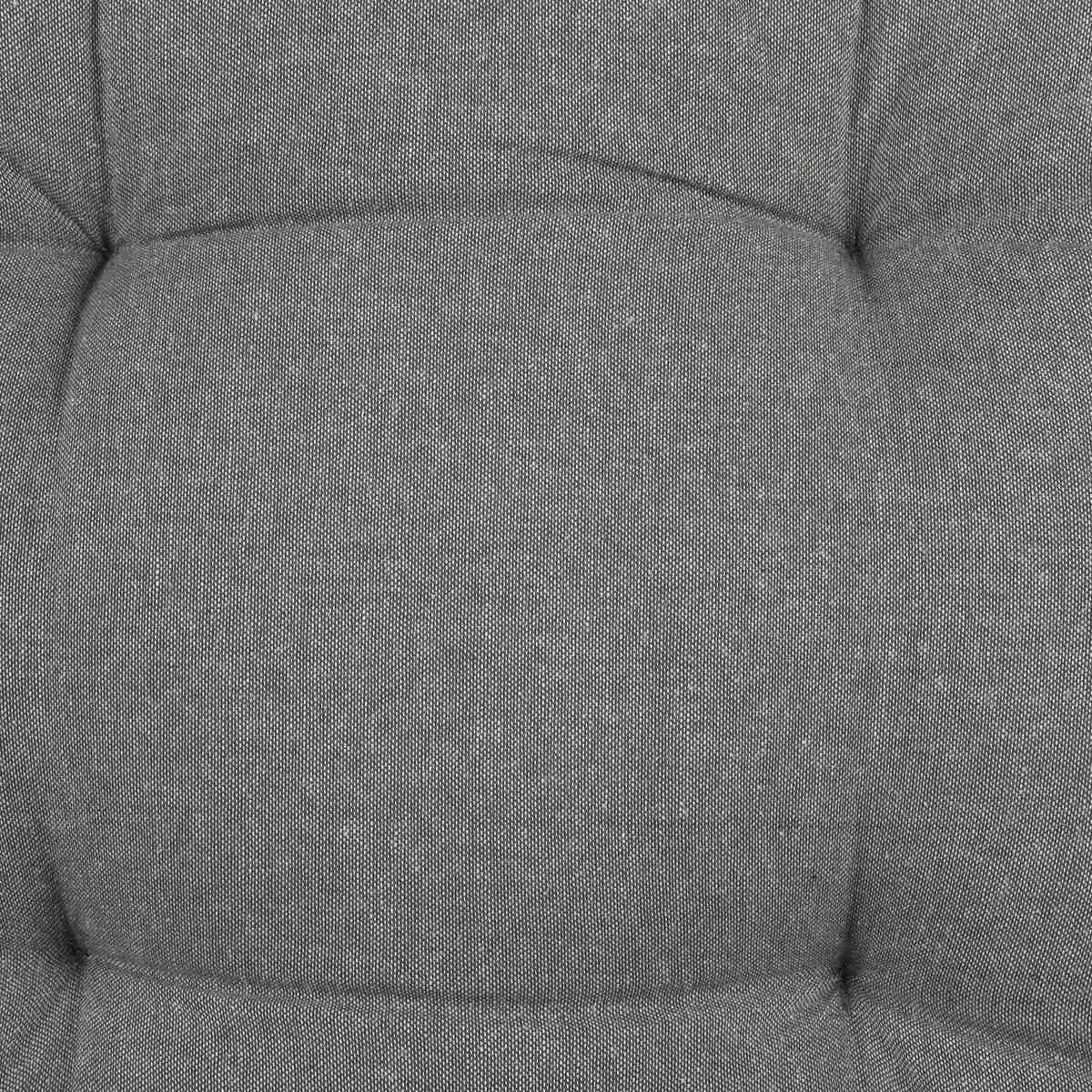 4 Chambray Chair Pad - Grey, 4 of 4