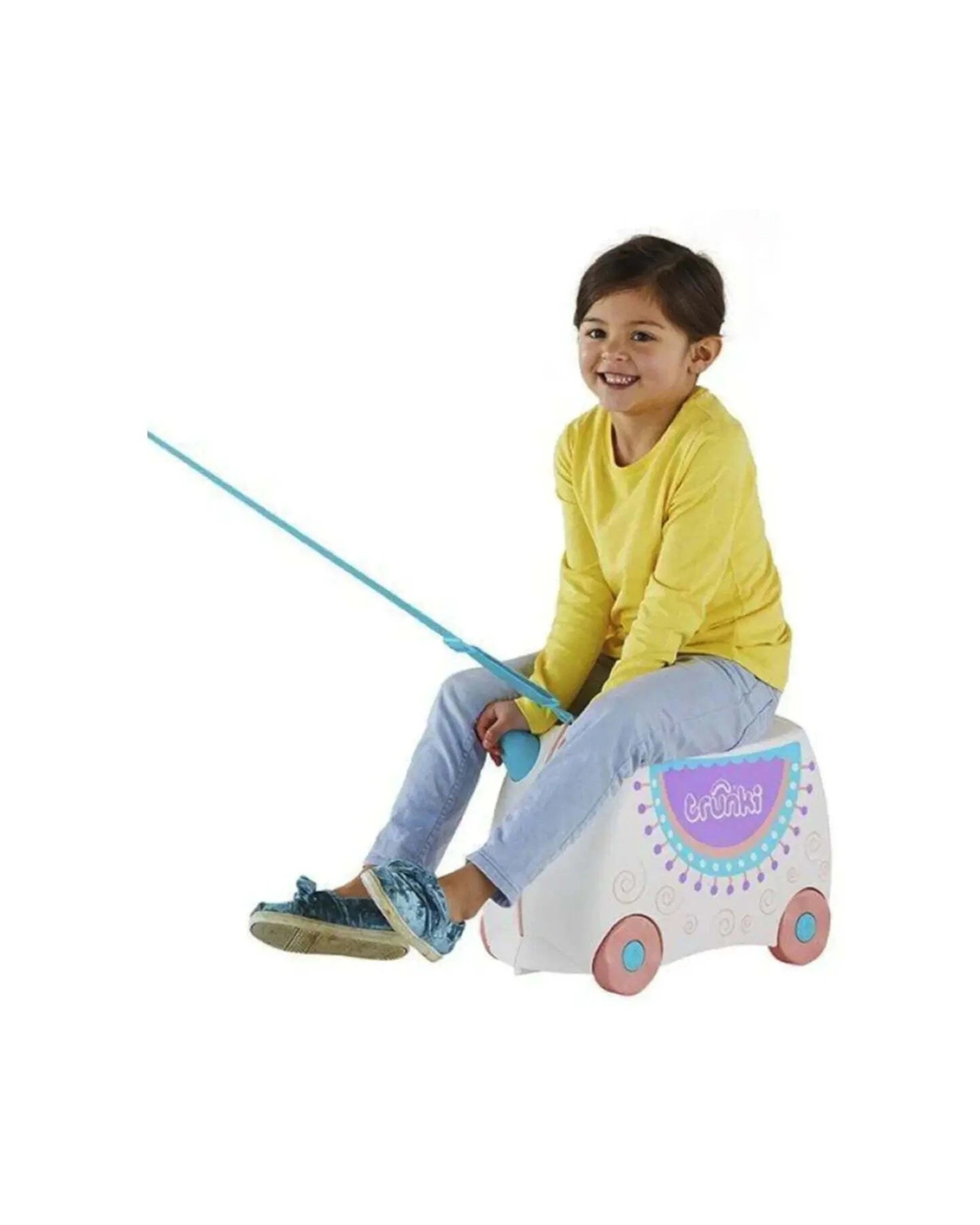 3 Trunki Lola The Llama Ride On Suitcase Carry-On Bag Travel Luggage - Multi, 3 of 8