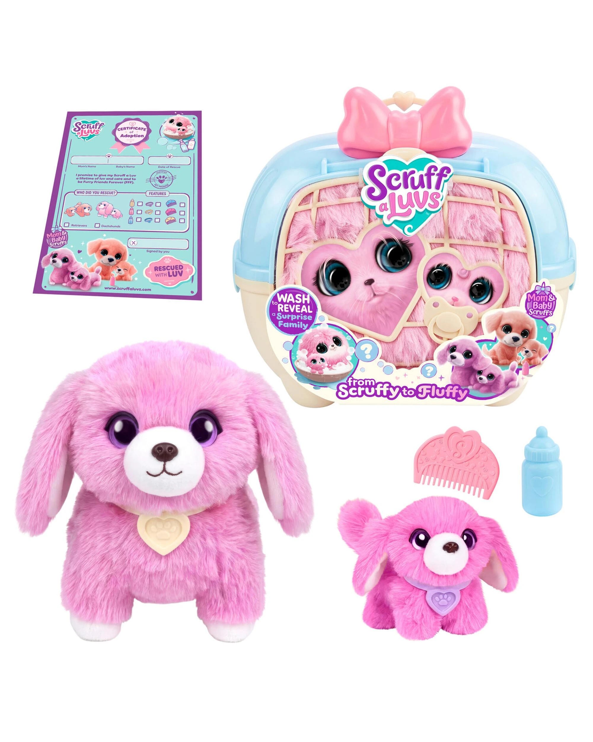 3 ScruffaLuvs Series 3 Mom and Baby Mystery Plush 2 Pack, 3 of 9
