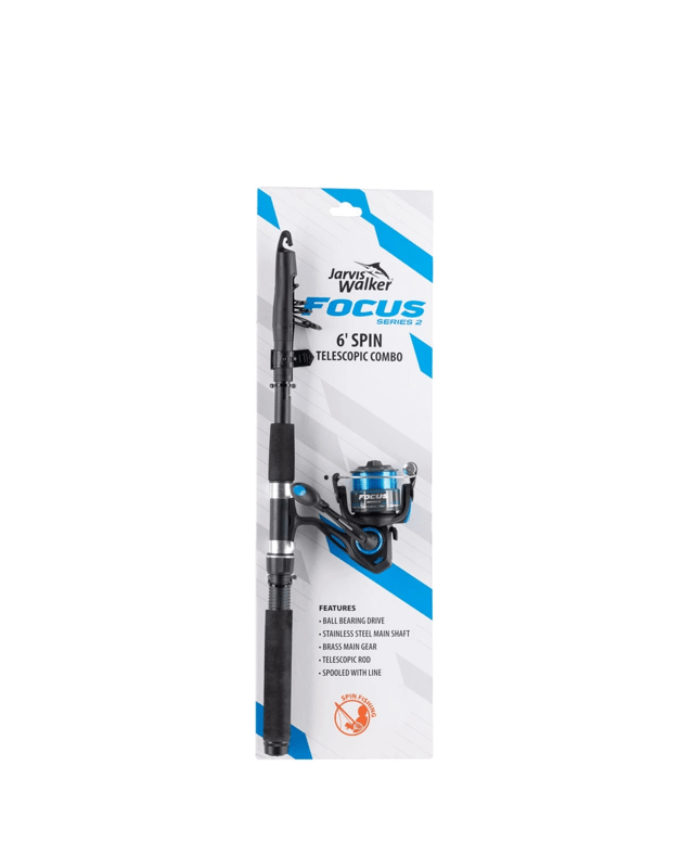 Jarvis Walker Focus Series 2 Spin Telescopic Combo - 6ft., B