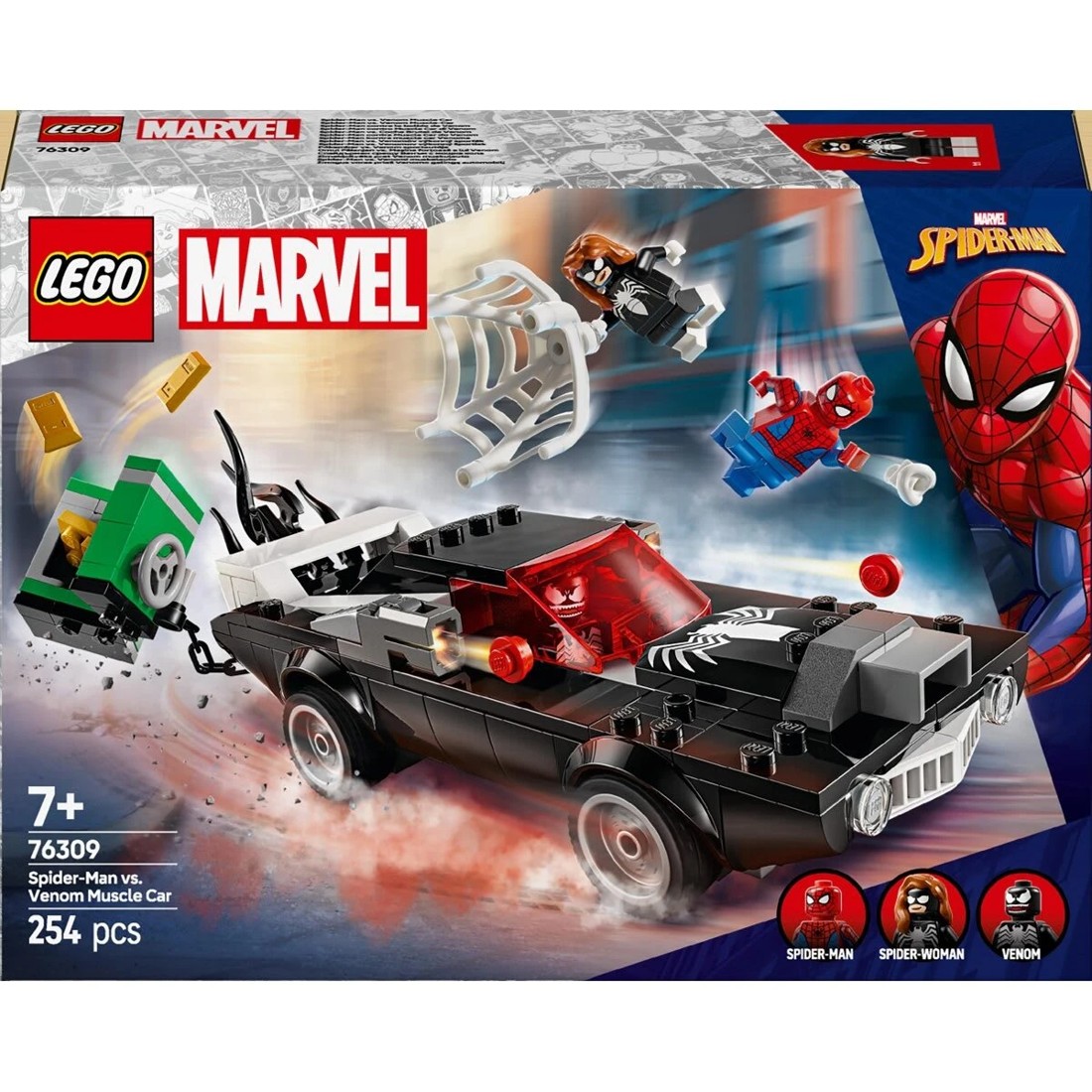 1 LEGO Marvel Spider-Man vs. Venom Muscle Car 76309, 1 of 9