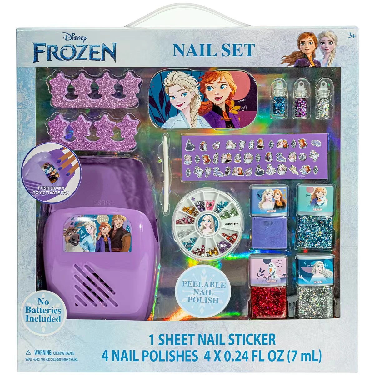 1 Disney Frozen 14 Piece Nail Art Set, 1 of 5