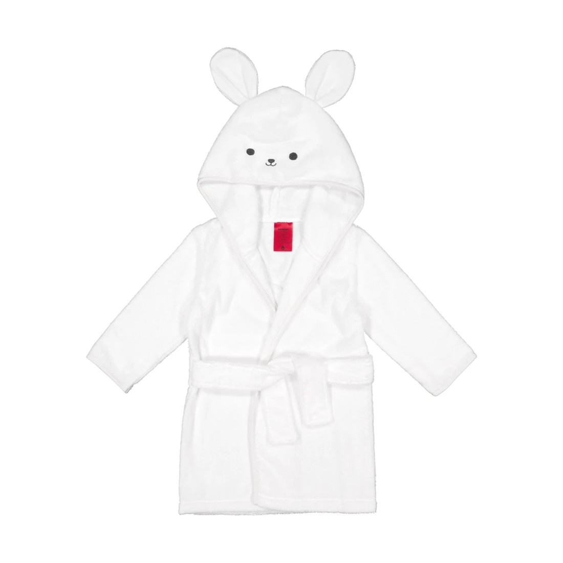 1 Cotton Hooded Bath Robe - Bunny, 1 of 5