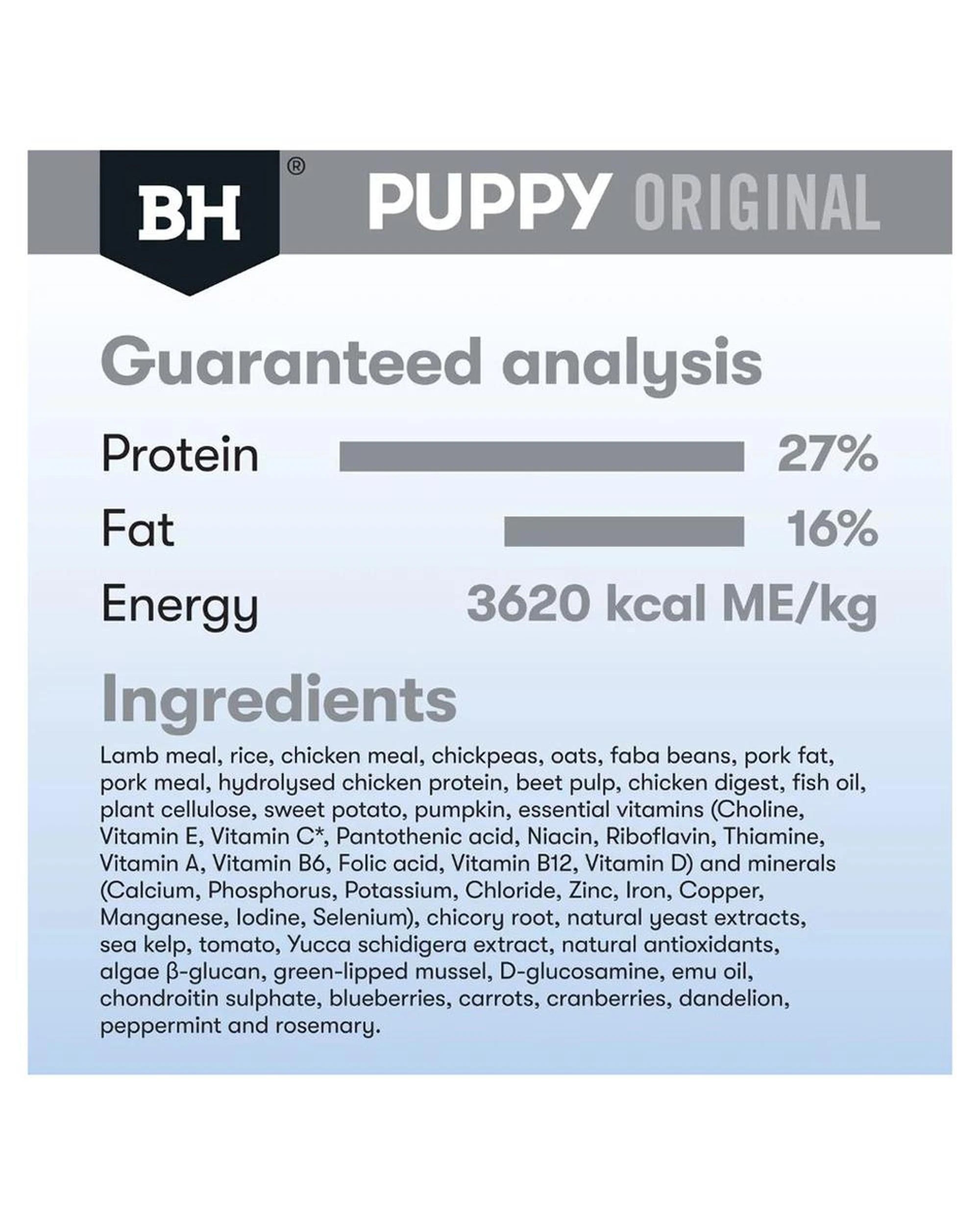 9 Black Hawk Puppy Large Breed Original Dry Dog Food Lamb & Rice 3kg, 9 of 9