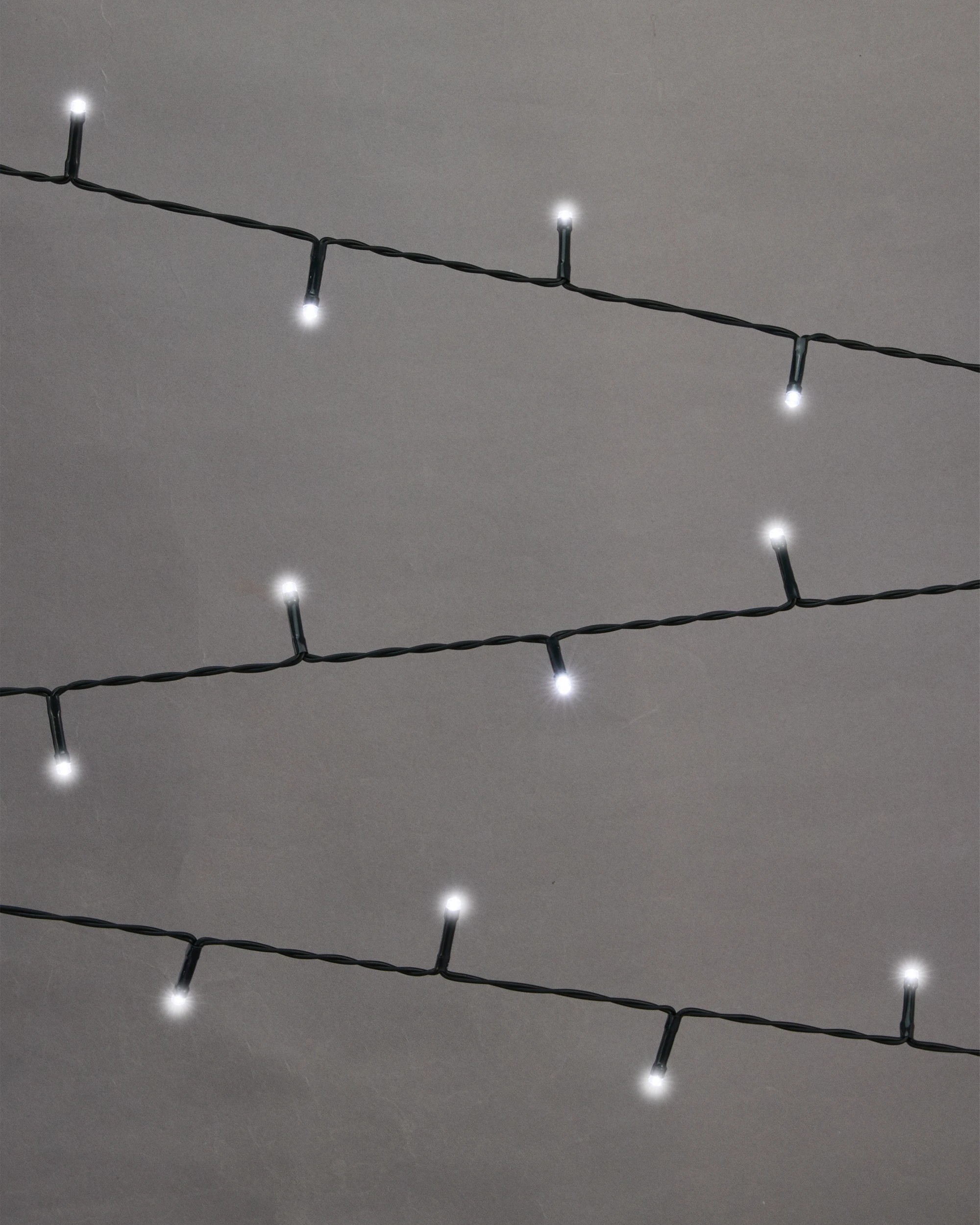 1 Solar Powered 200 LED White String Lights, 1 of 6