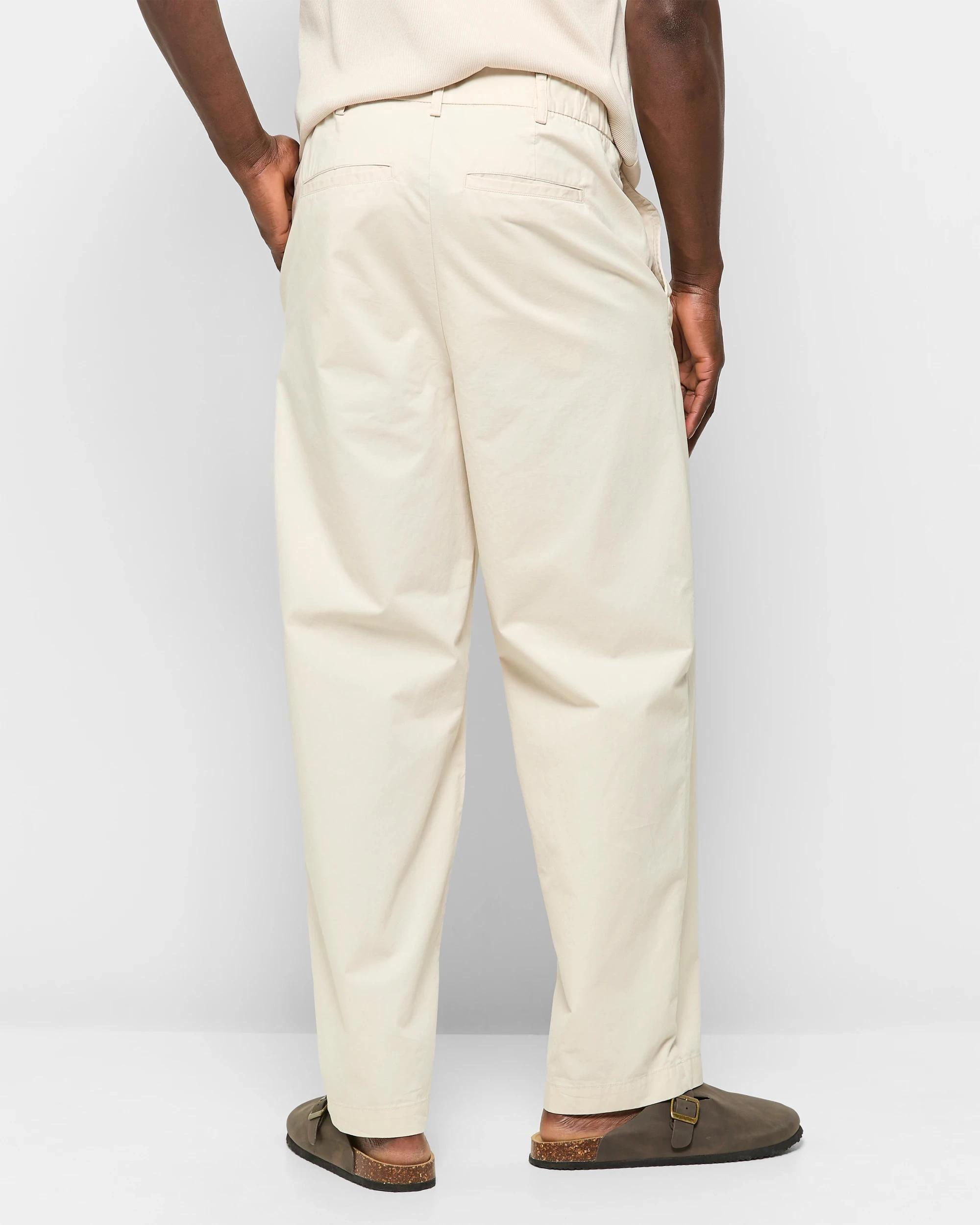 4 Cotton Loose Fit Pants - Commons BEIGE, 4 of 7