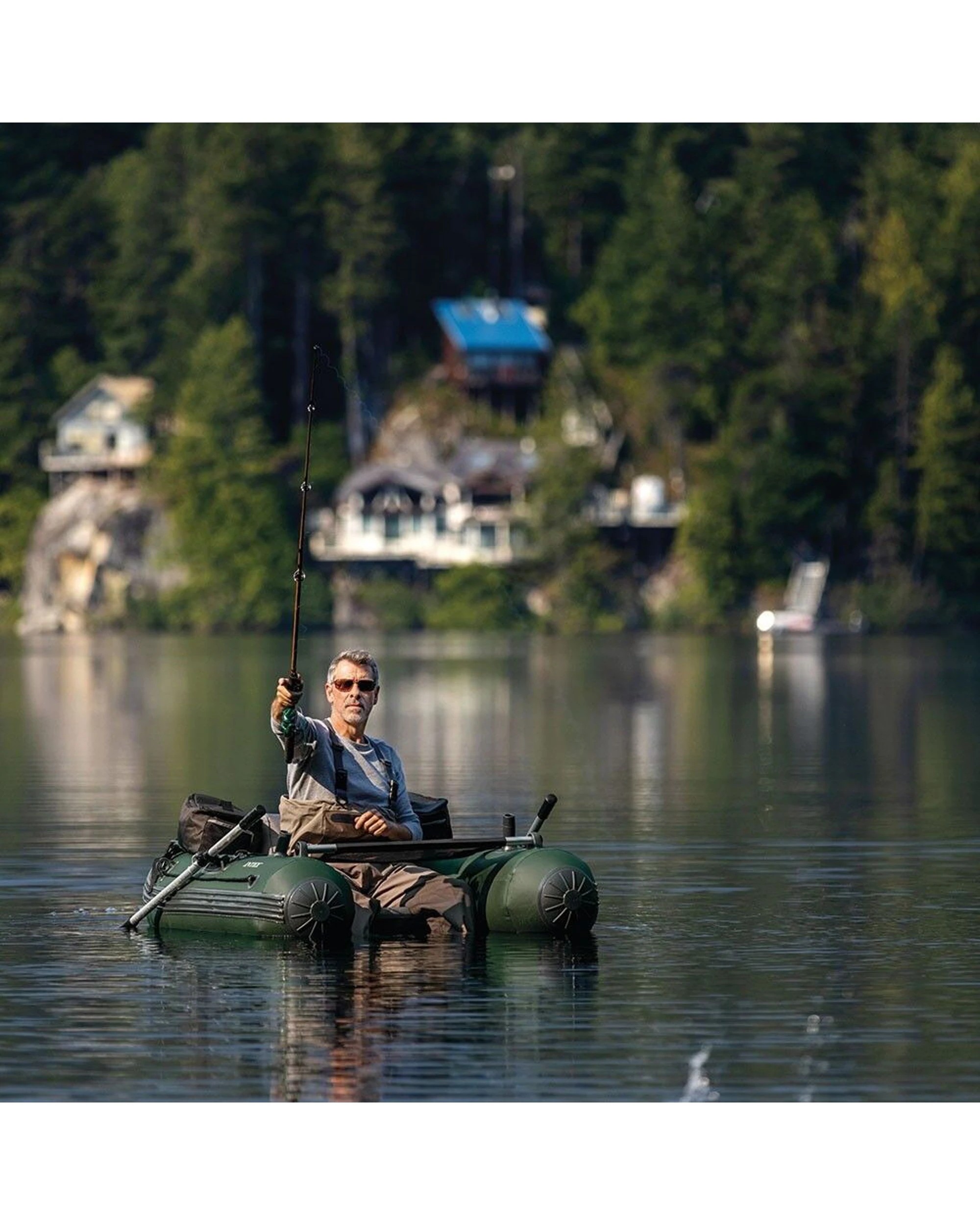 5 Intex Big Catch Pro Durable Outdoor Water Fishing Tube With Rod Holders - Multi, 5 of 9