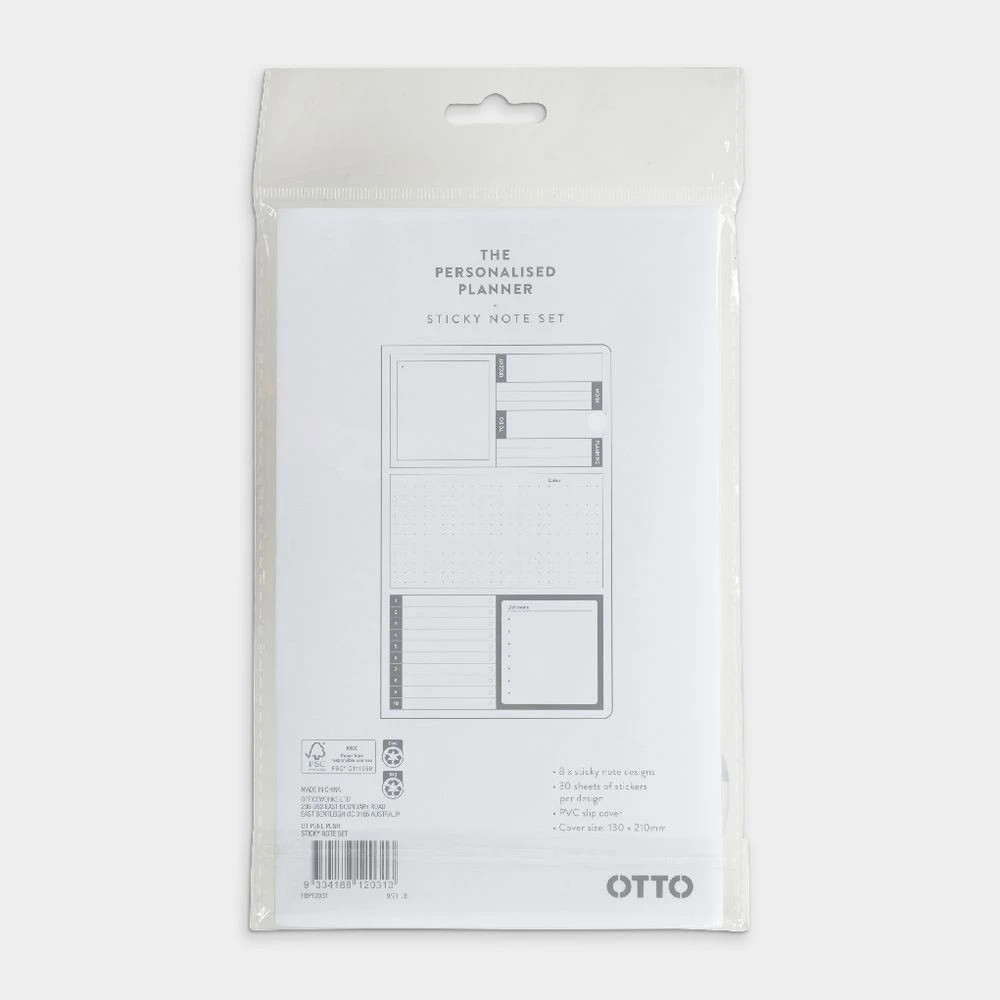 3 Otto Personal Planner Sticky Notes Set, 3 of 3
