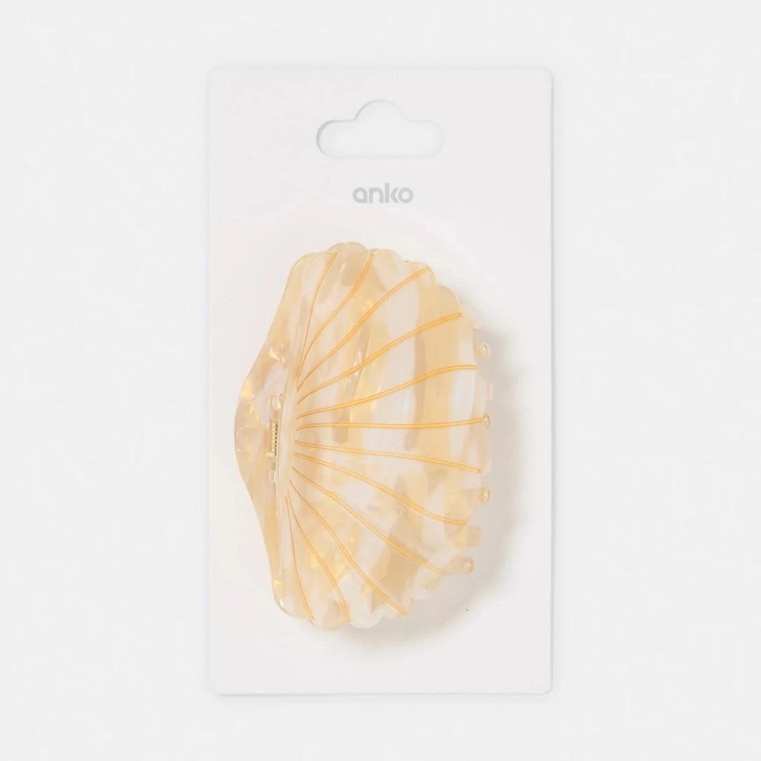 4 Beige Novelty Shell Claw Hair Clip, 4 of 4