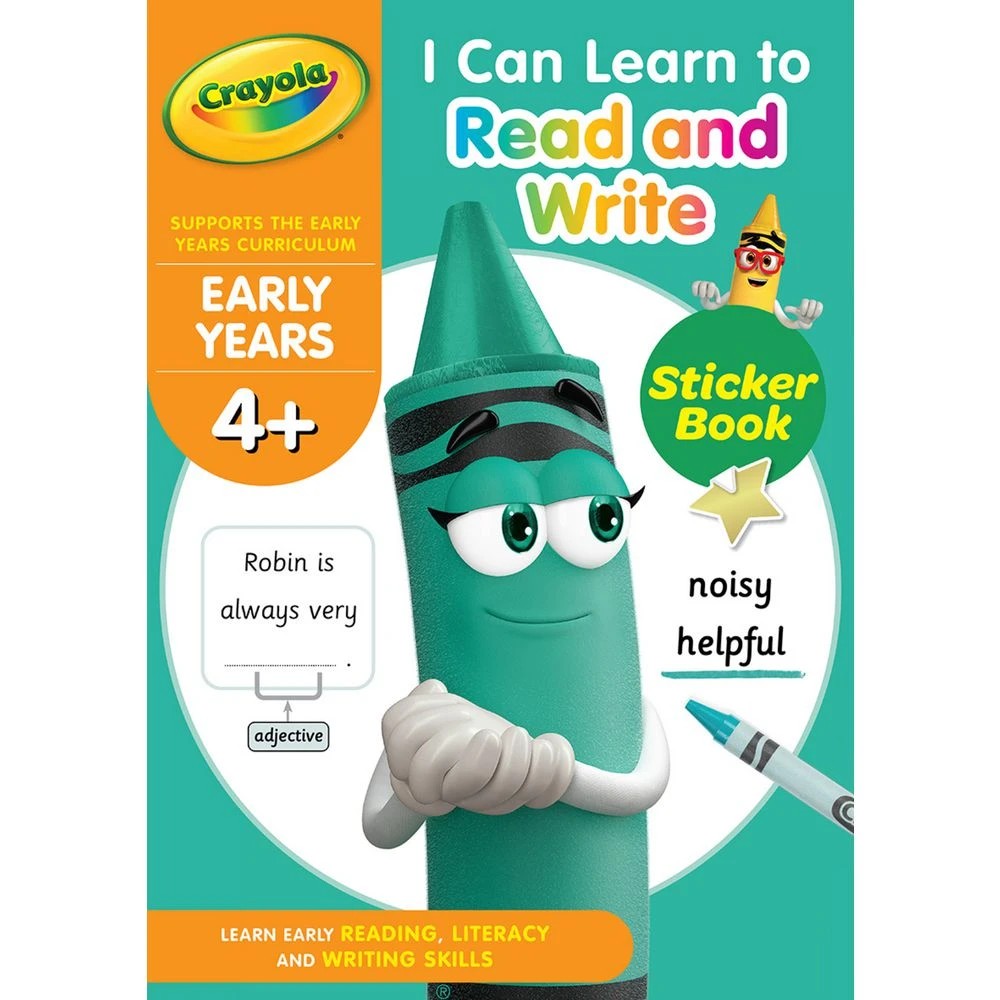 1 Crayola Early Years 4+ I Can Learn to Read & Write 32 Pages, 1 of 1