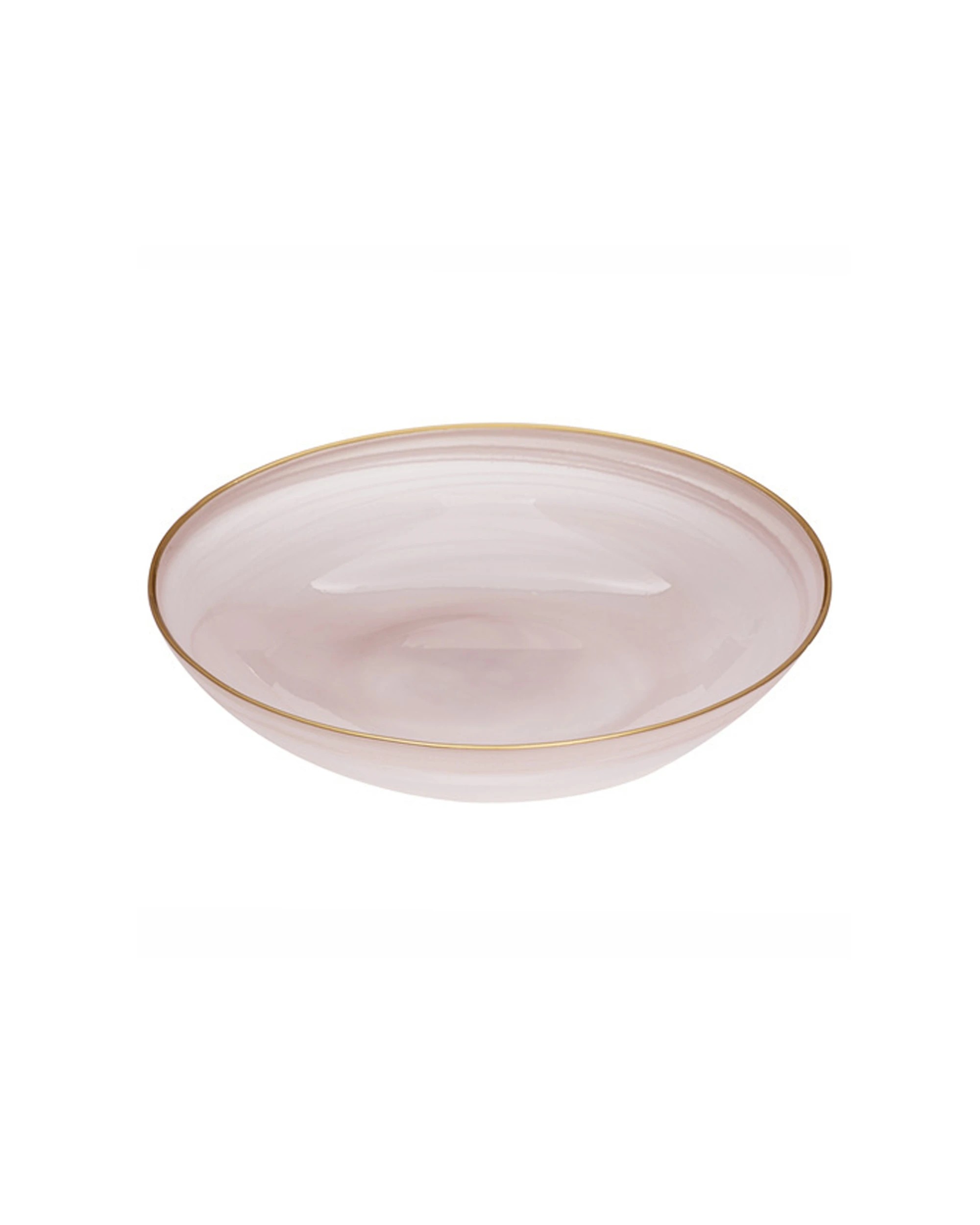 1 Ladelle Ismay Round Salad Glass Bowl Serving Dish 2.25L - Pink, 1 of 1