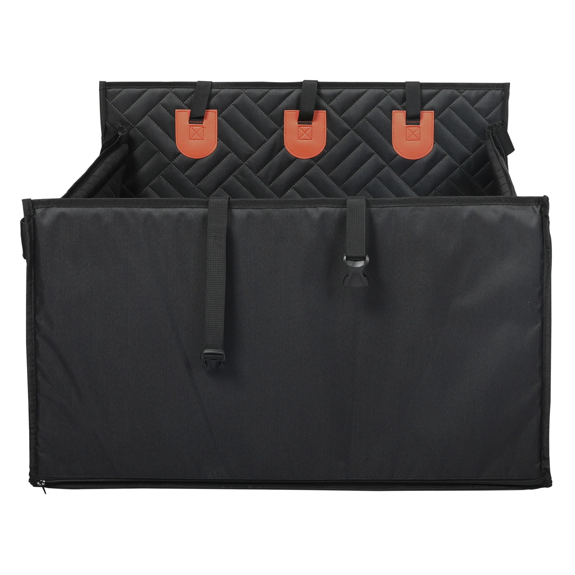 2 Pawz Dog Car Seat Cover, Cotton, - Black, 2 of 9