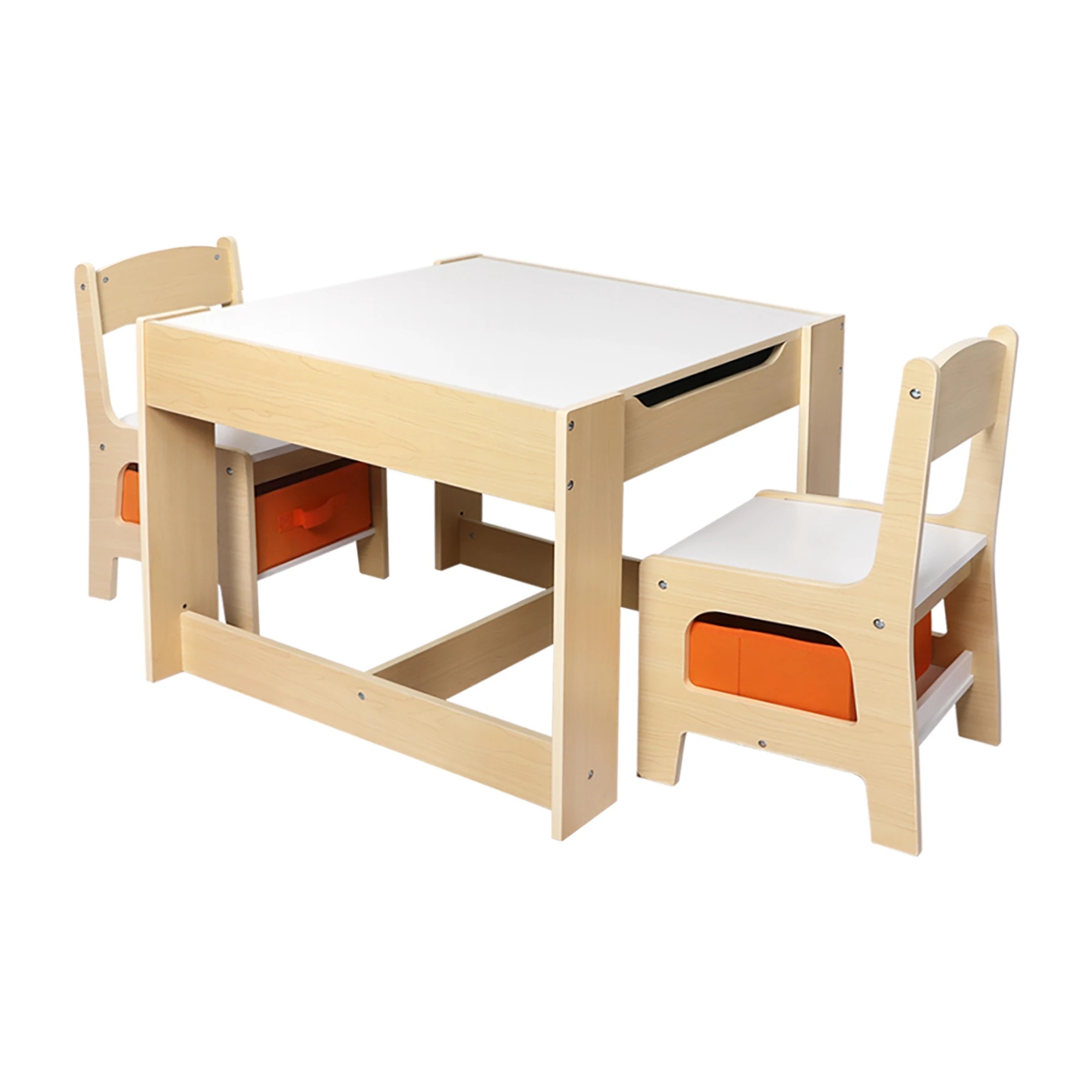1 Bopeep Kids Wooden Table and Chair Set, 1 of 6