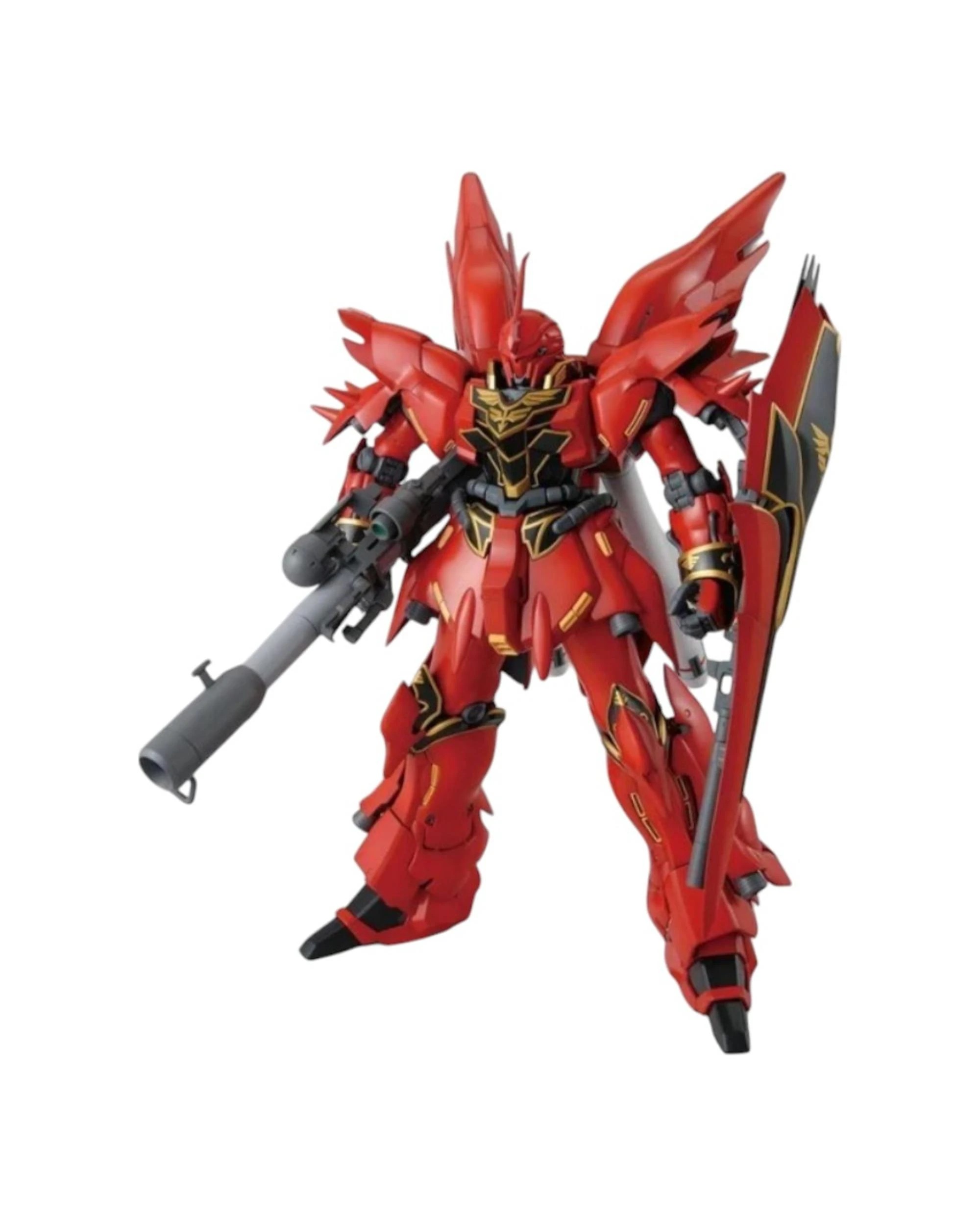 1 Bandai Master Grade Gundam MSN-06S Sinanju Anime Color Version 1/100 Scale Model Kit, 1 of 8