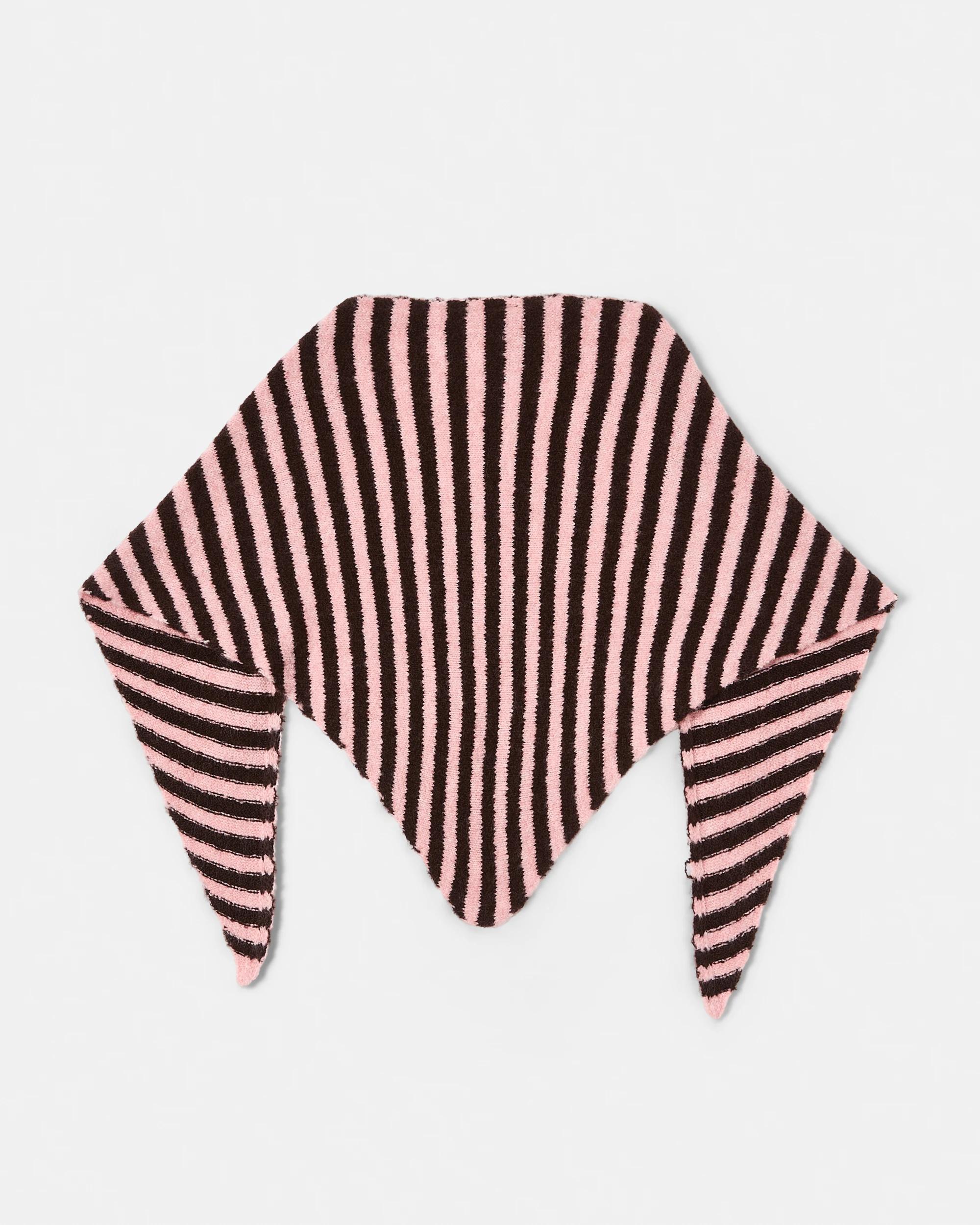2 Triangle Scarf Pink Strp, 2 of 5