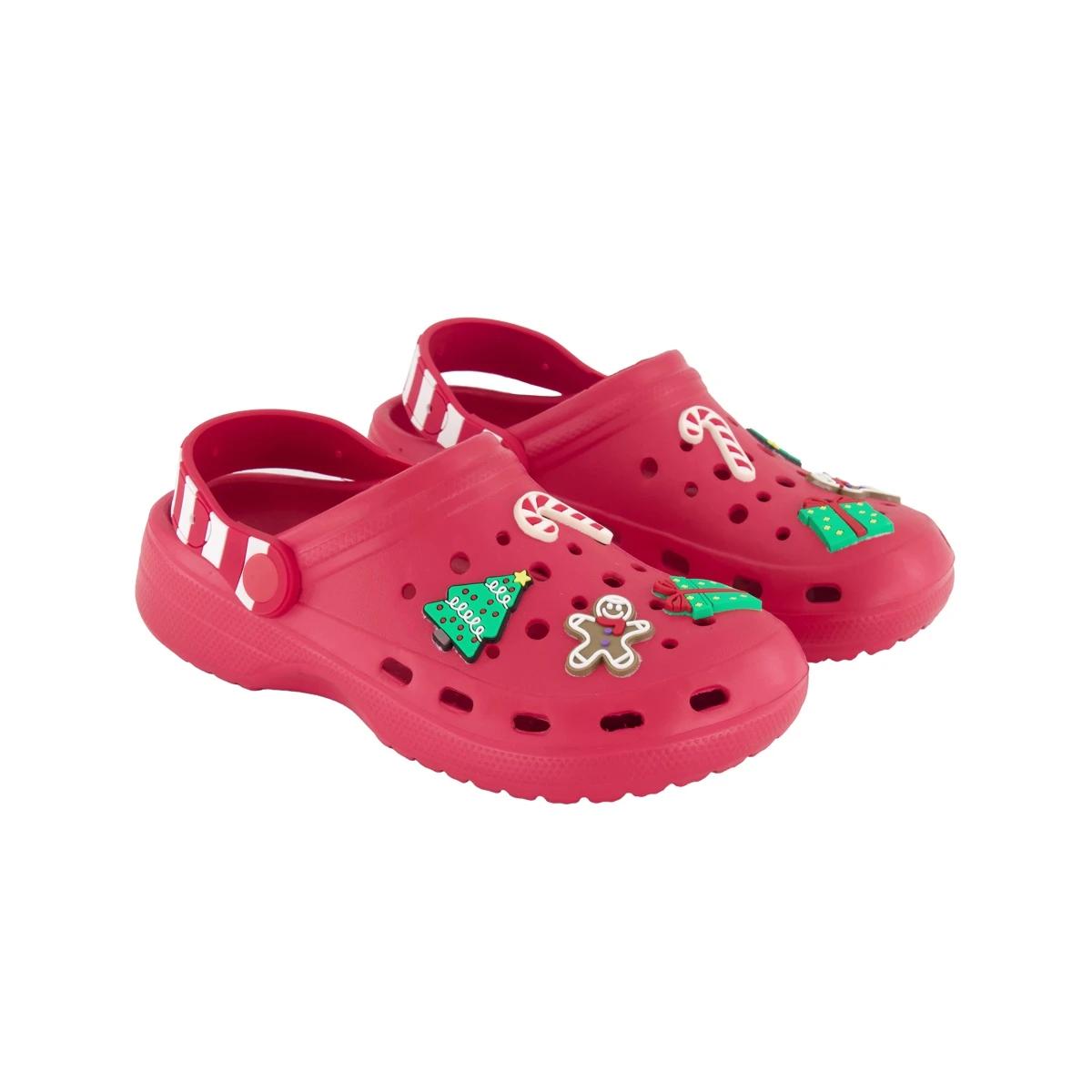 2 Senior Clog Sandals RED, 2 of 4