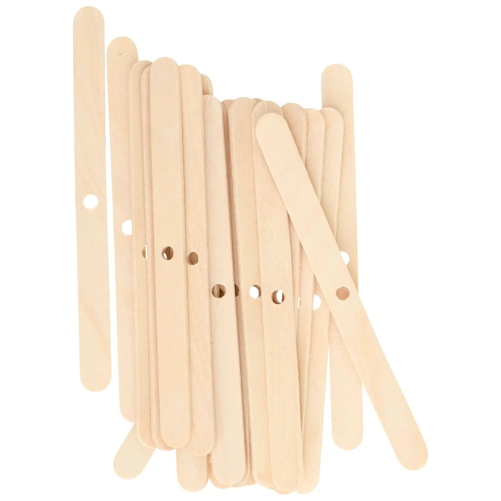 2 Born Wooden Candle Wick Holders 120mm 20 Pack, 2 of 2