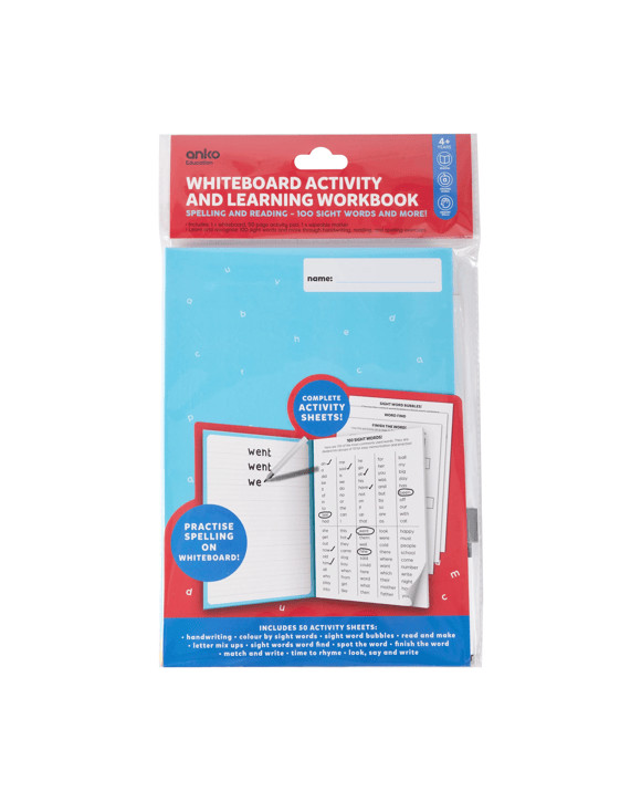 Whiteboard Activity and Learning Workbook