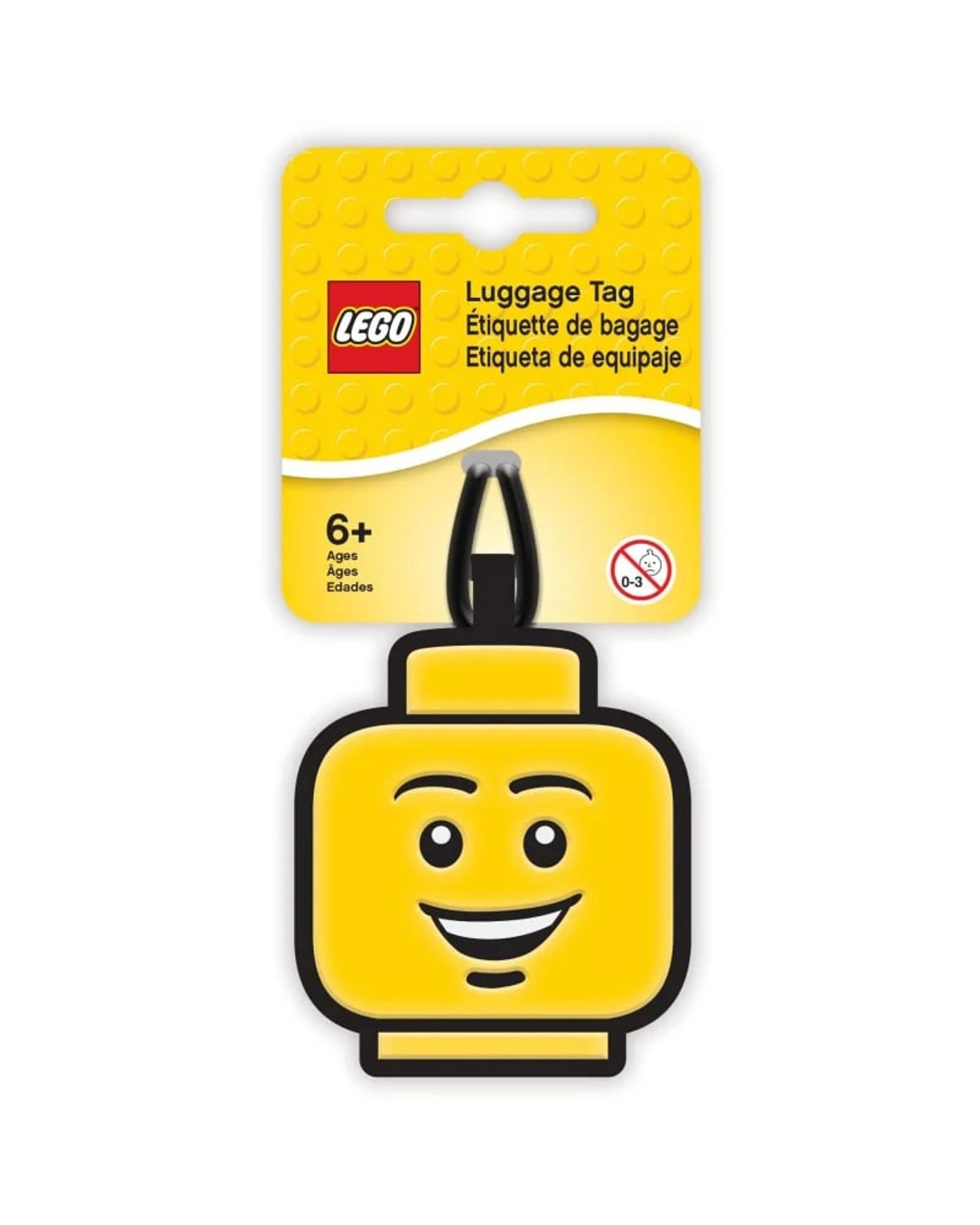 1 LEGO Boy Face Luggage Tag, 1 of 1
