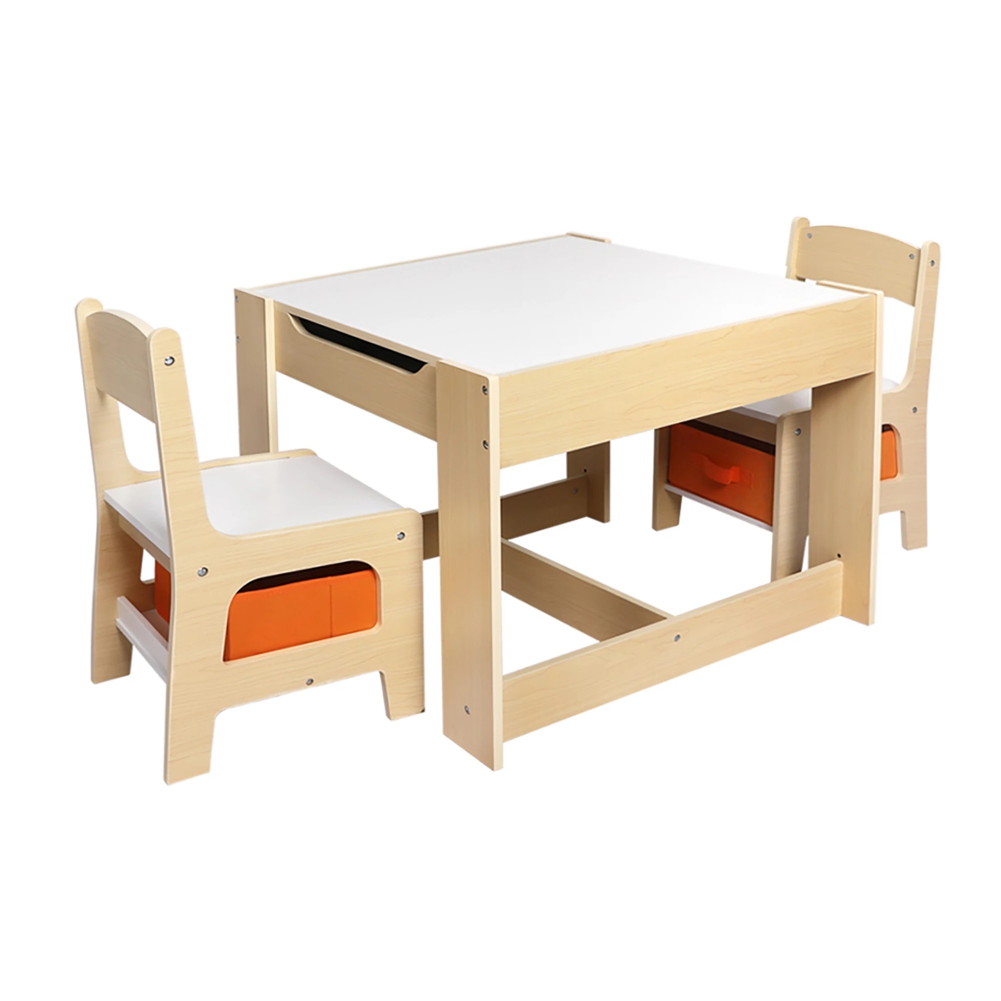 2 Bopeep Kids Wooden Table and Chair Set, 2 of 6