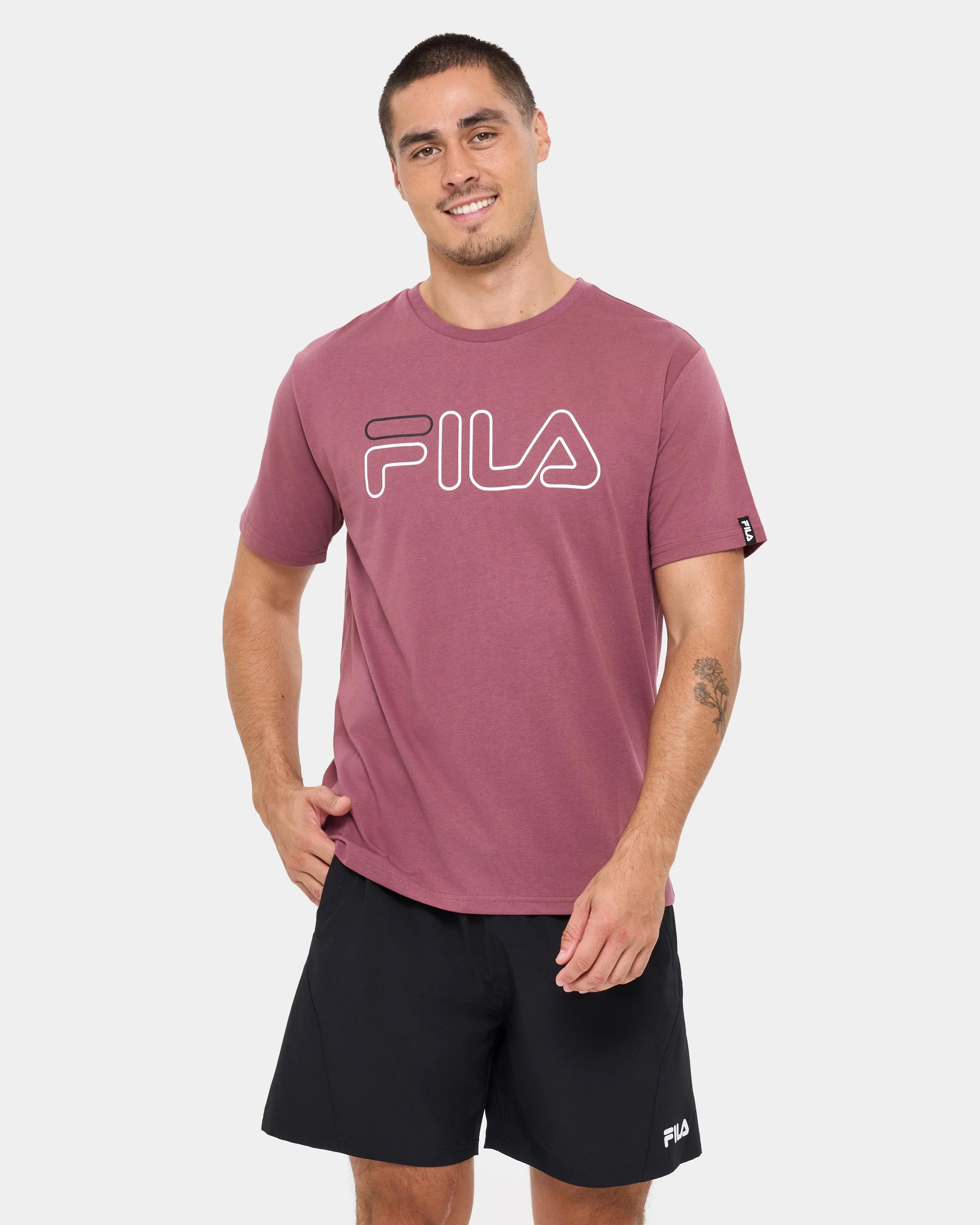 1 Fila Core Logo T-Shirt ROSE BROWN, 1 of 6