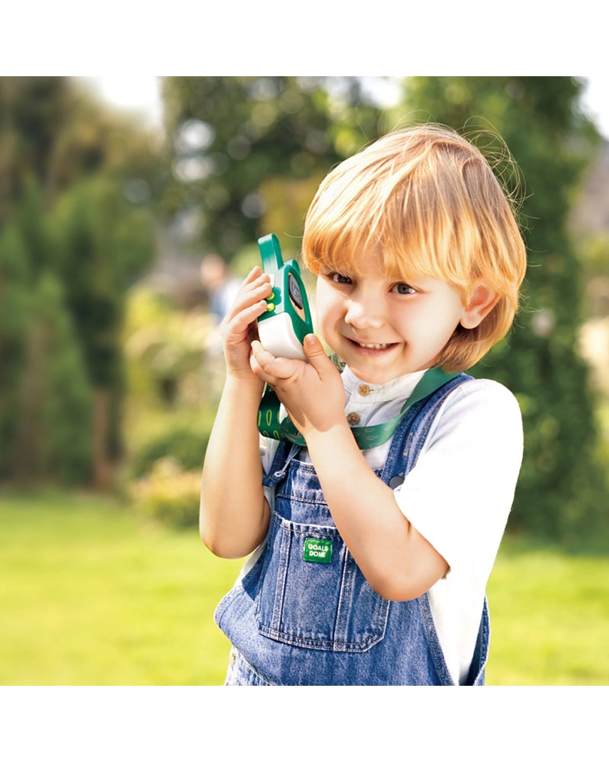 3 Hape Nature Walkie-Talkies Wooden Toy Adjustable Volume Kids - Green, 3 of 3