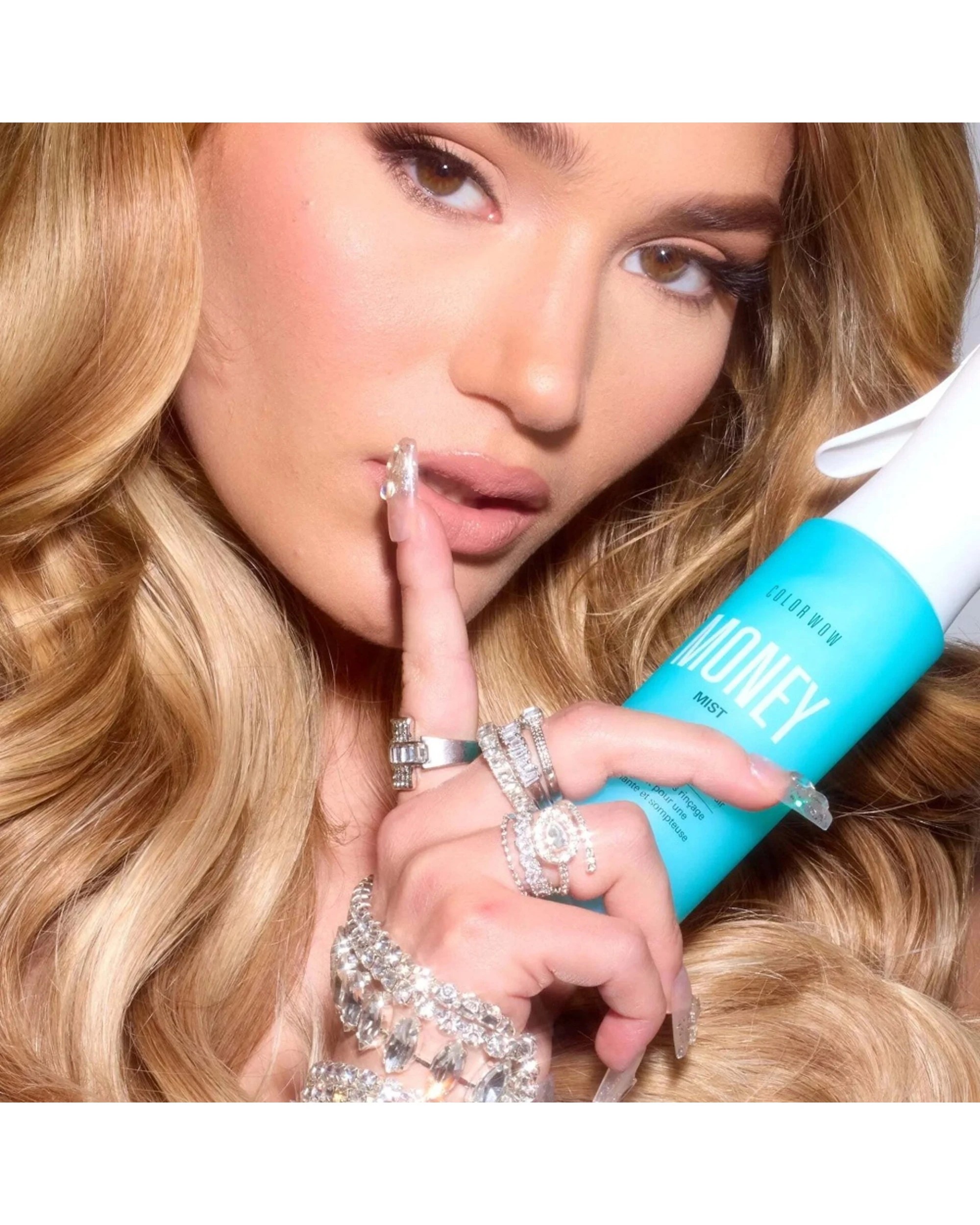3 Color Wow Money Mist Lightweight Leave In Conditioner Shine Spray 150ml - Blue, 3 of 3