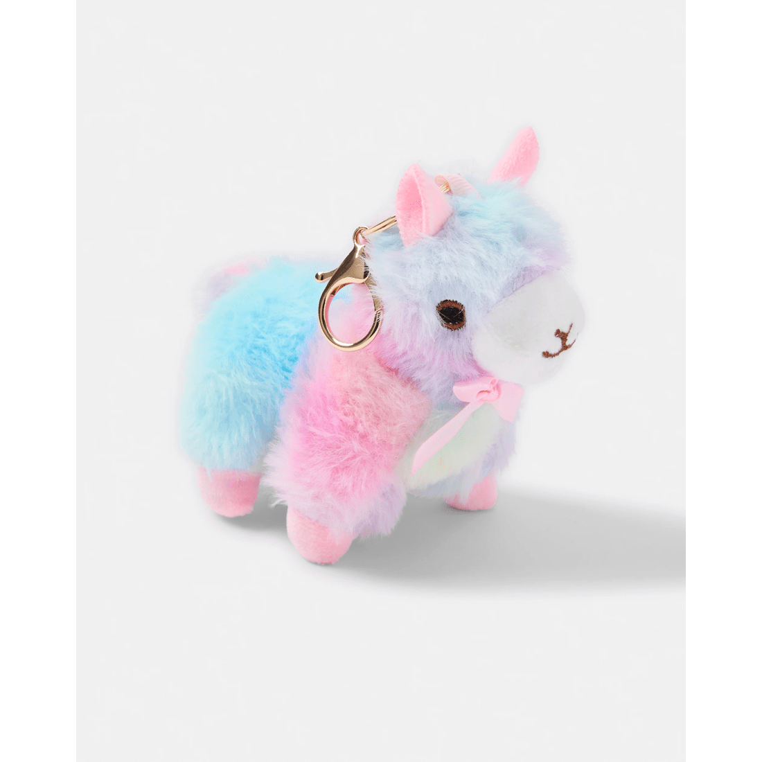 3 Fluffy Llama Bag Charm Keyring, 3 of 3
