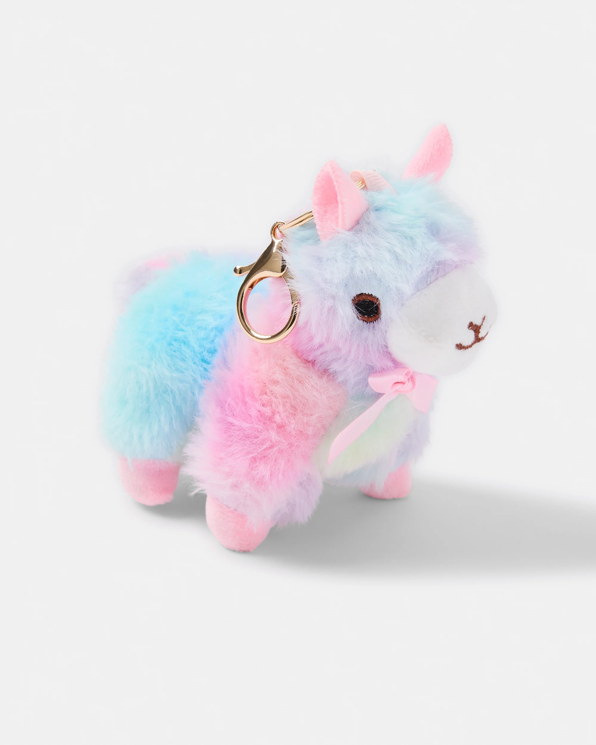 3 Fluffy Llama Bag Charm Keyring, 3 of 3