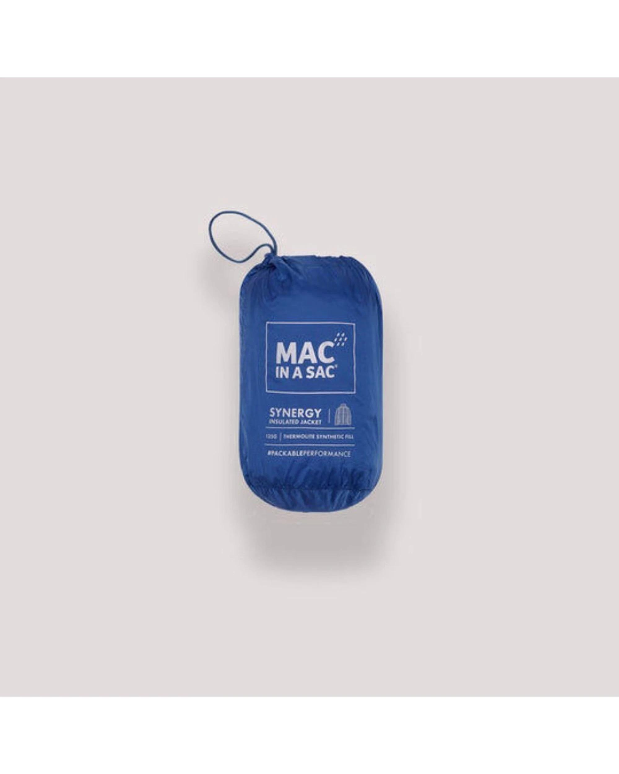 7 Mac In A Sac Synergy Packable Men's Thermolite Jacket BLUE, 7 of 8