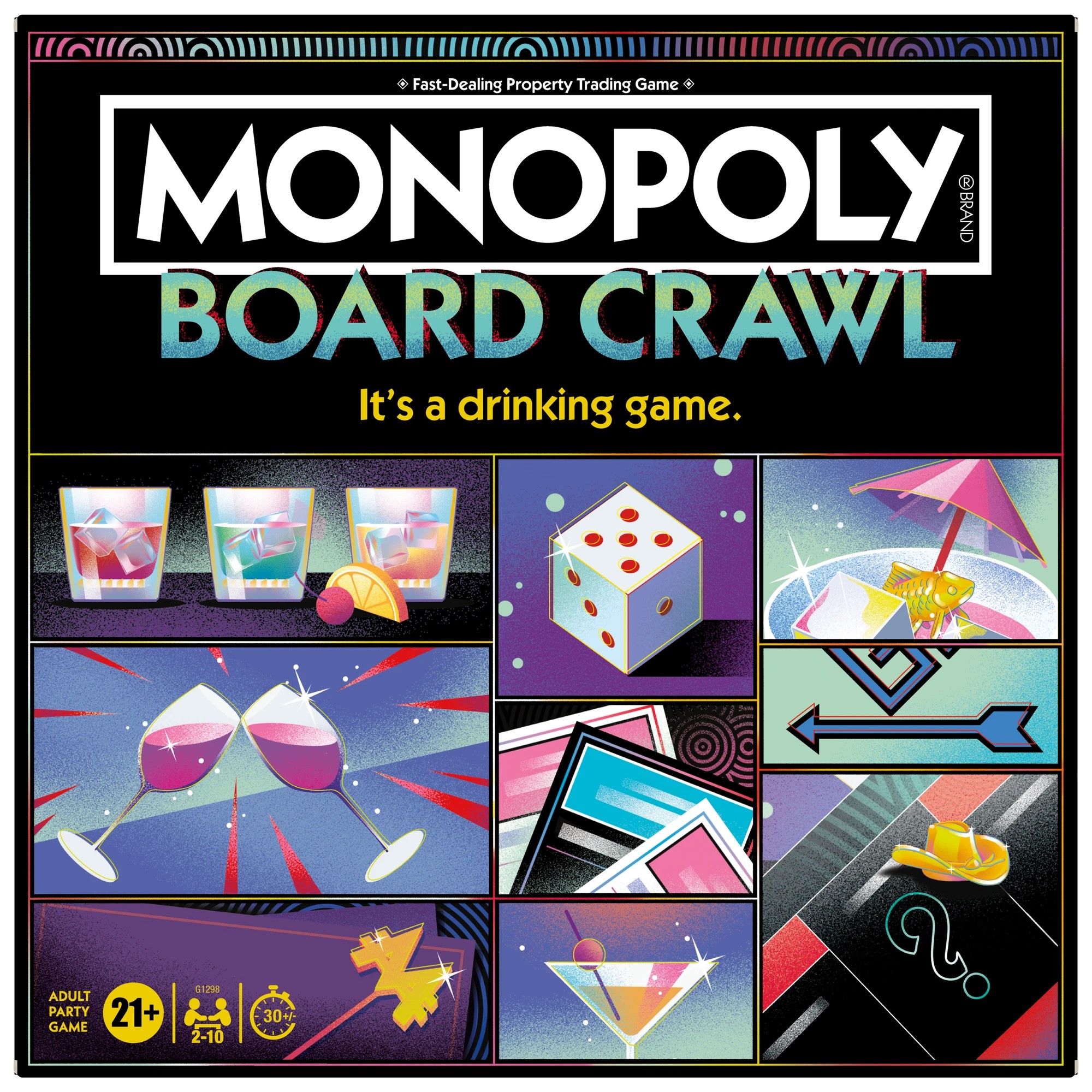 1 Hasbro Games Monopoly Board Crawl Game - Multi, 1 of 5