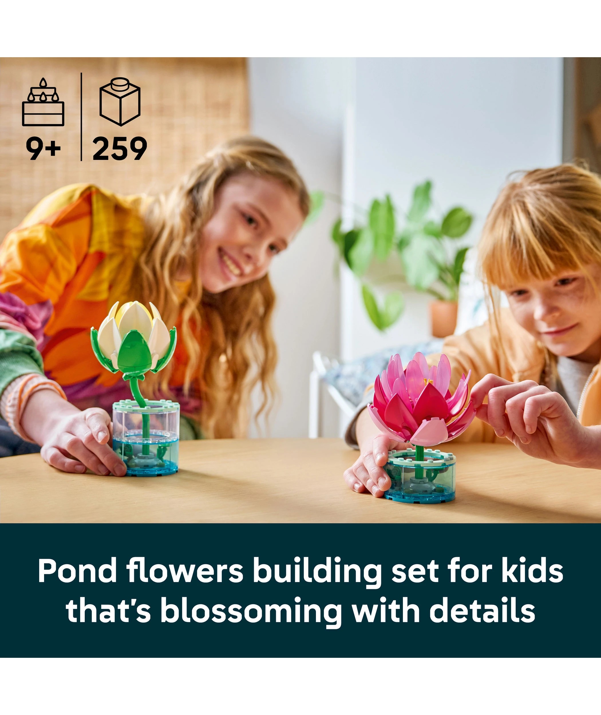 3 LEGO Botanicals Water Lilies 11511, 3 of 10