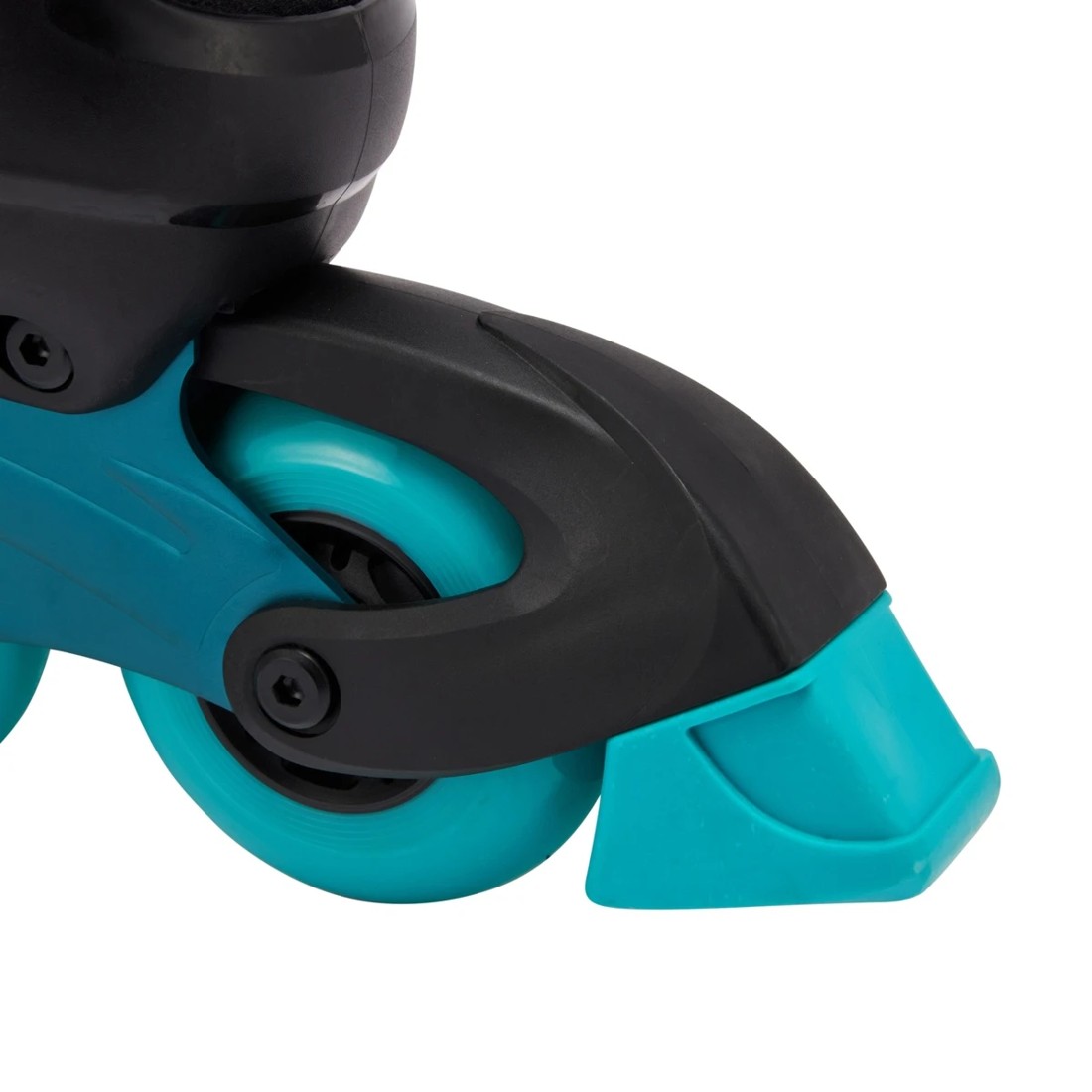 4 Inline Skates - Black and Teal, Size 8 to 11, 4 of 7