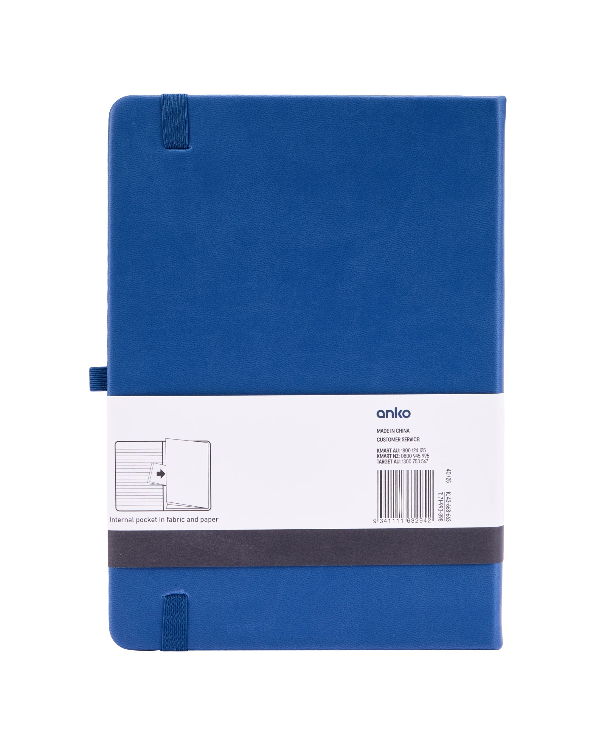 5 A5 Journal Blue Hard Cover 80gsm 240 Pages, 5 of 5