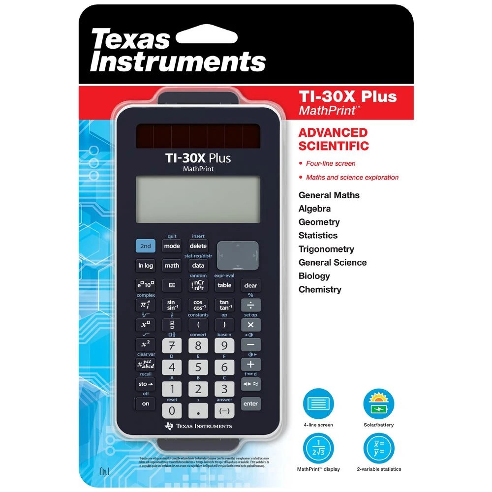 3 TI-30X Plus MathPrint Scientific Calculator, 3 of 4
