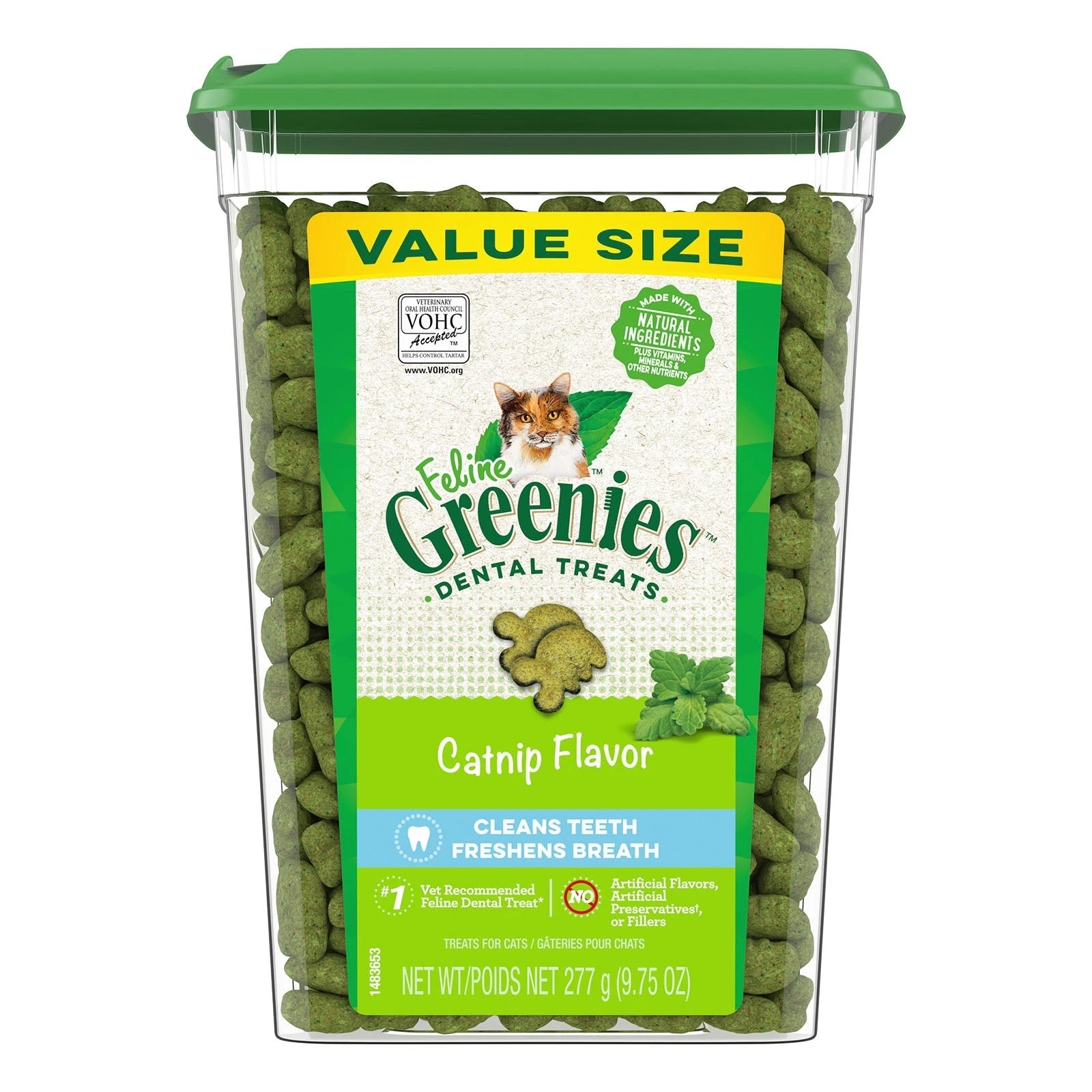 1 Greenies Cat Treat Catnip 227g - 277g, 1 of 6
