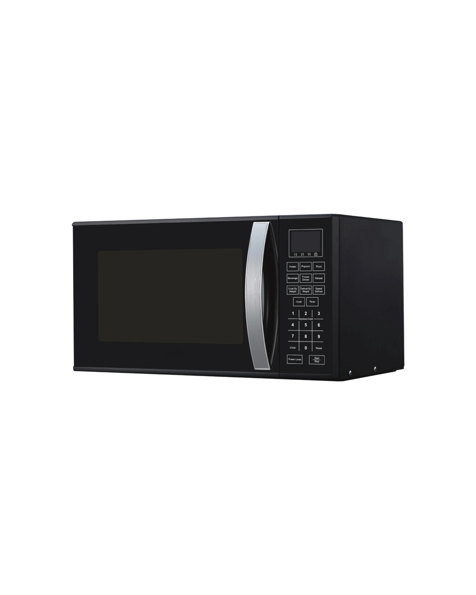 1 Heller Microwave Oven 25L 900W Digital 10 Power Levels Glass Turntable - Black, 1 of 1
