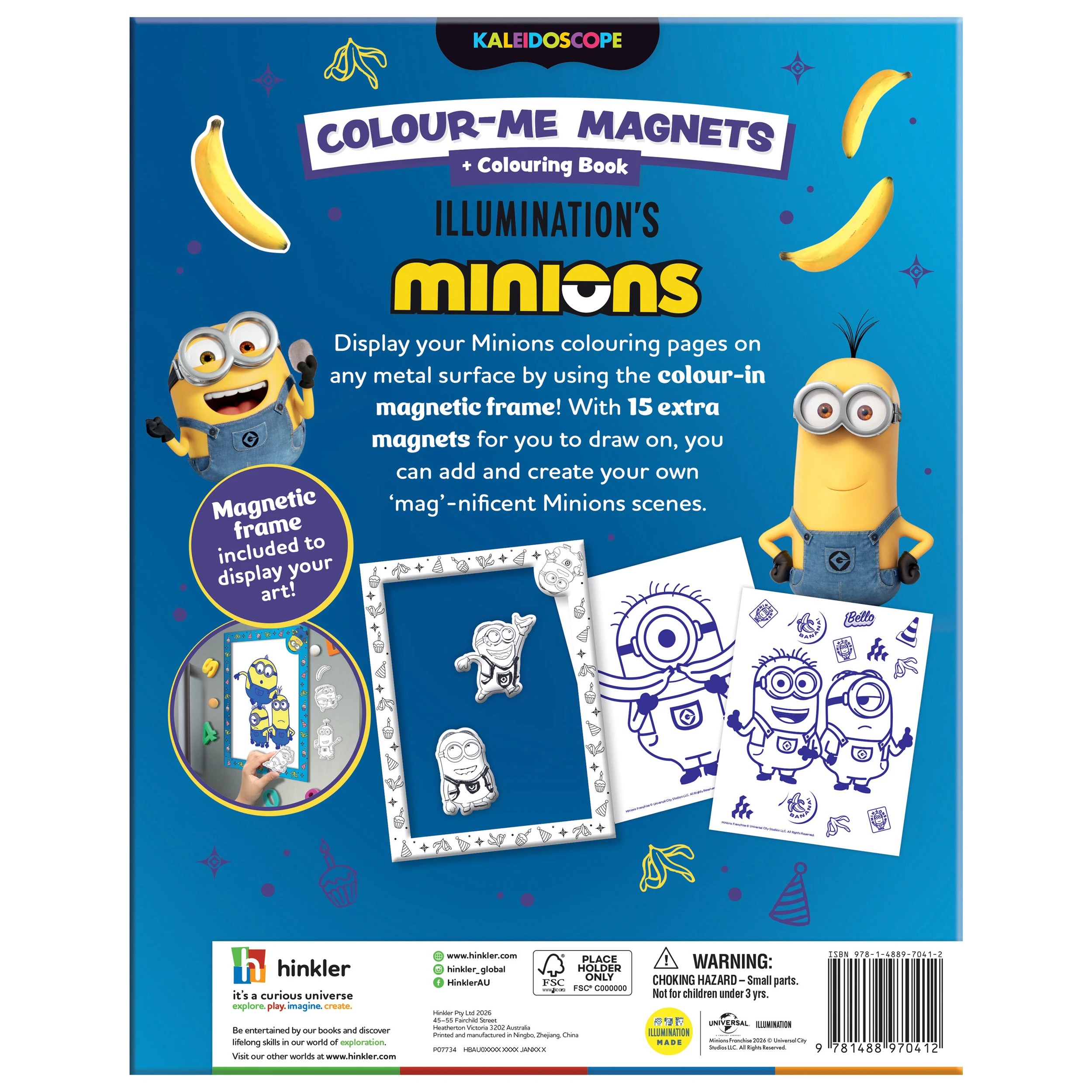 2 Illumination's Minions: Kaleidoscope Colour-Me Magnets Colouring Book, 2 of 5