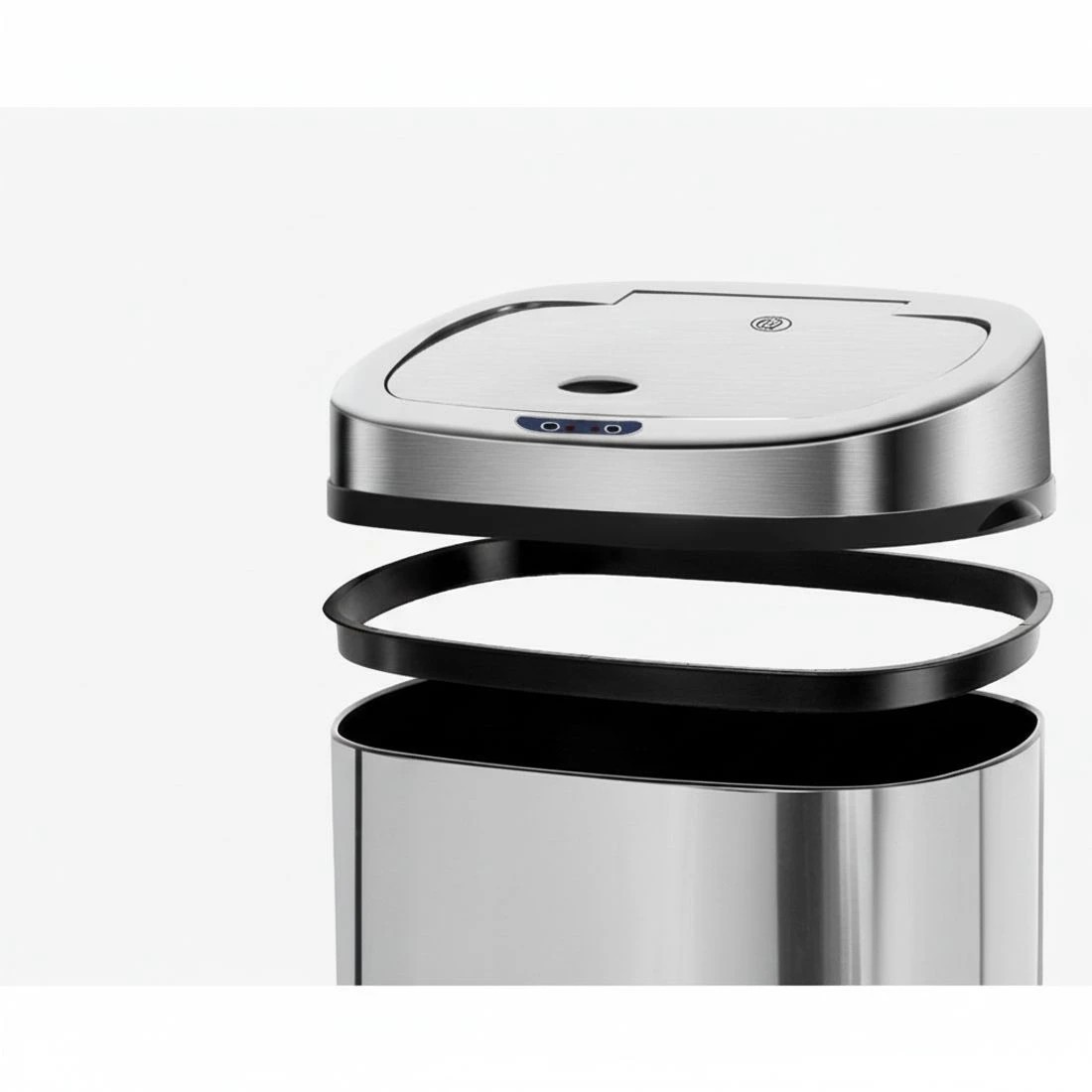 5 Devanti 50L Motion Sensor Bin Rubbish Automatic - Silver, 5 of 6