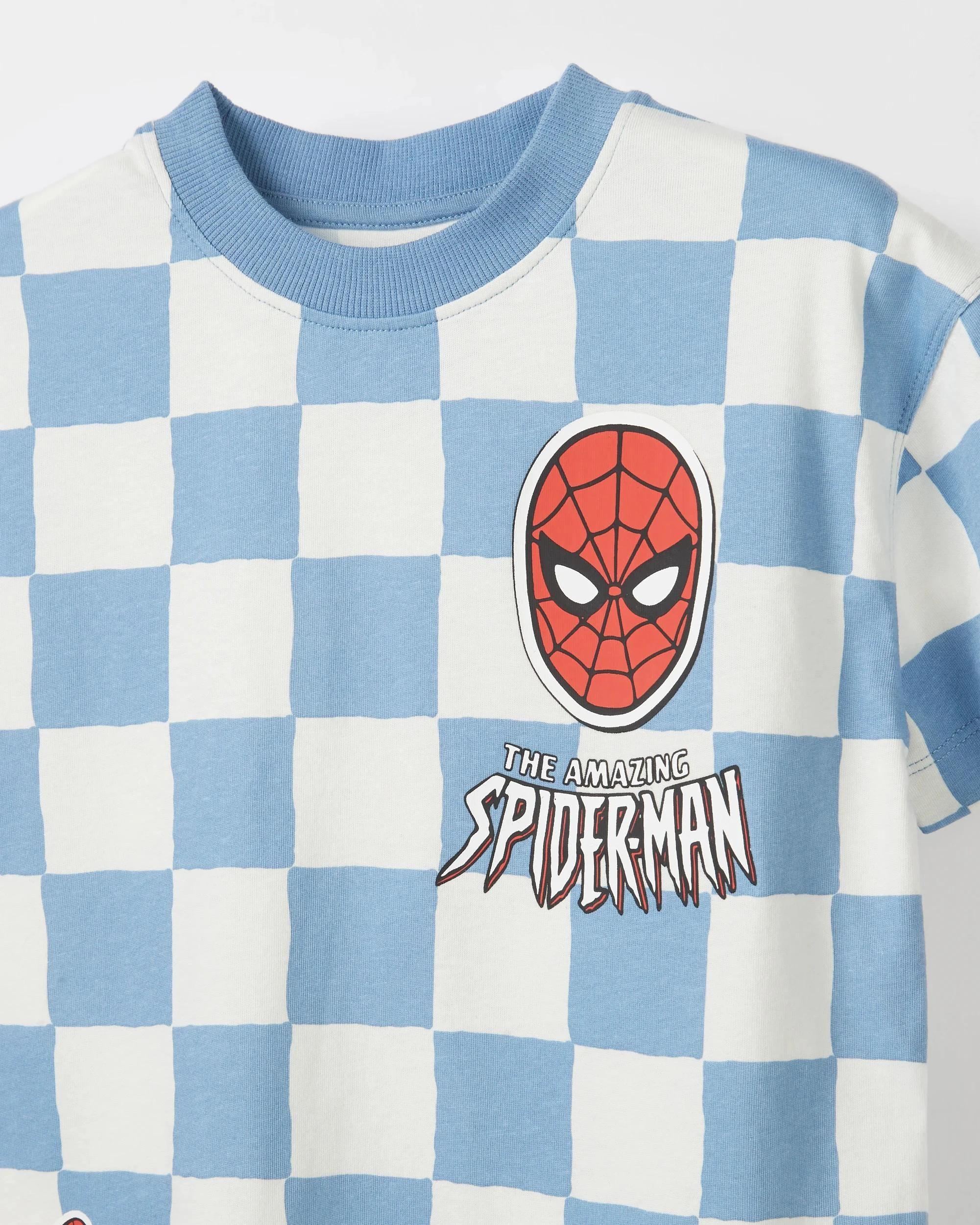 5 Spider-Man Australian Cotton T-Shirt BLUE, 5 of 5