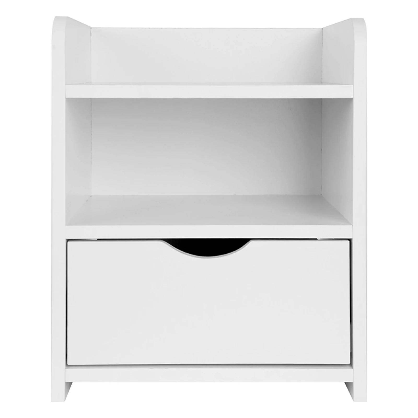 2 Alfordson Bedside Table Nightstand Storage Cabinet Side End Drawers - White, 2 of 10