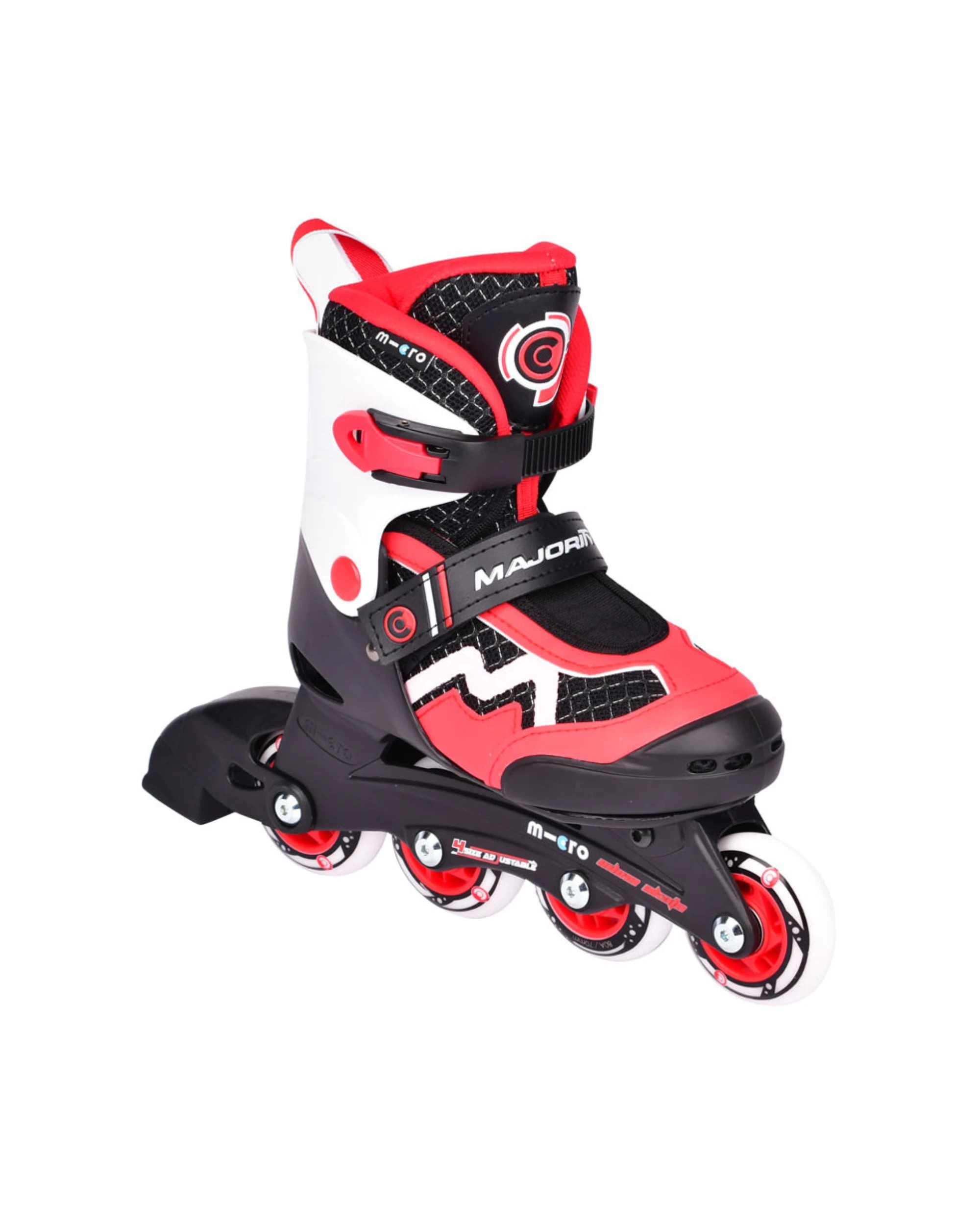 1 Micro Majority Inline Kids Skates #27-30 - Red, 1 of 3