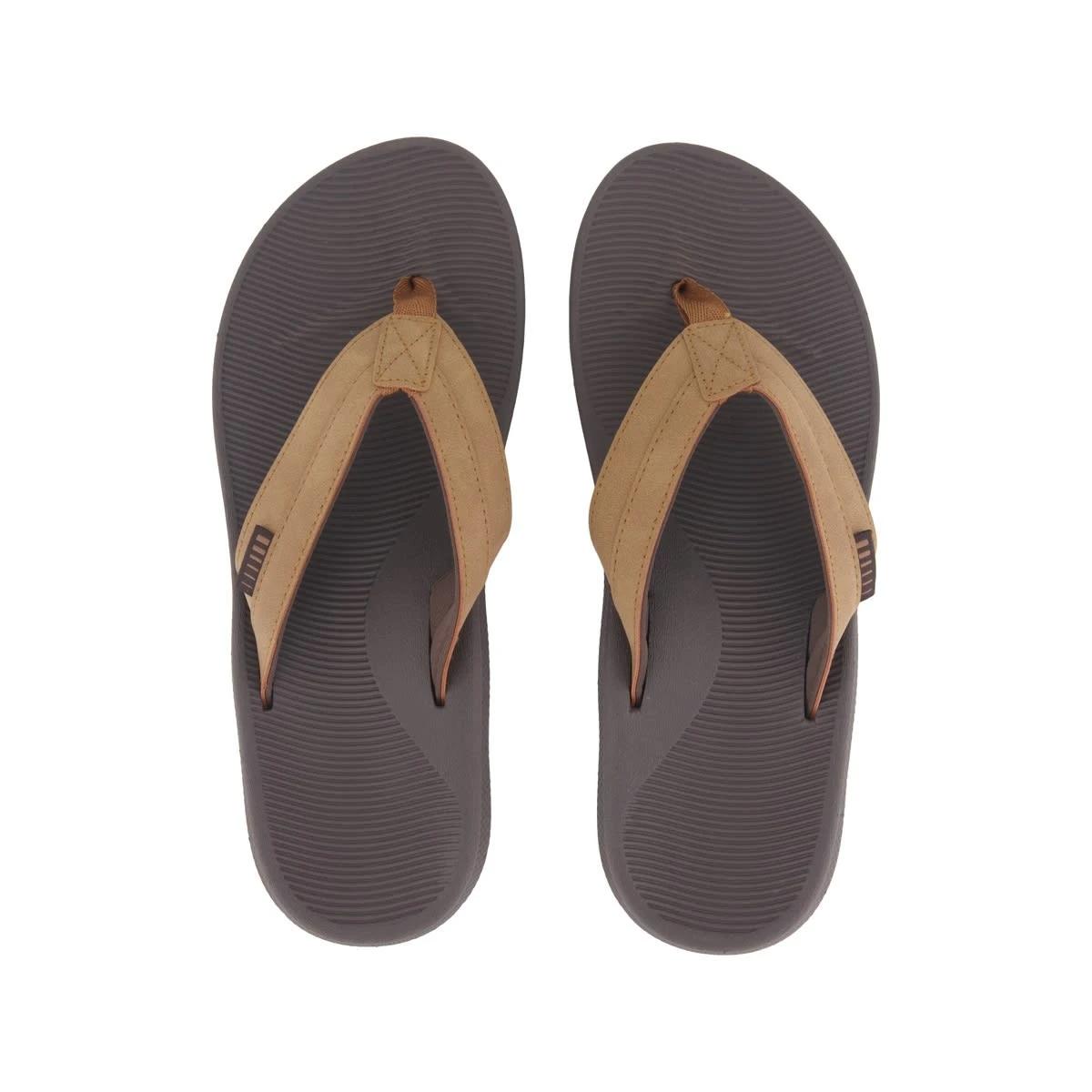 2 Wide Strap Thongs BROWN, 2 of 3