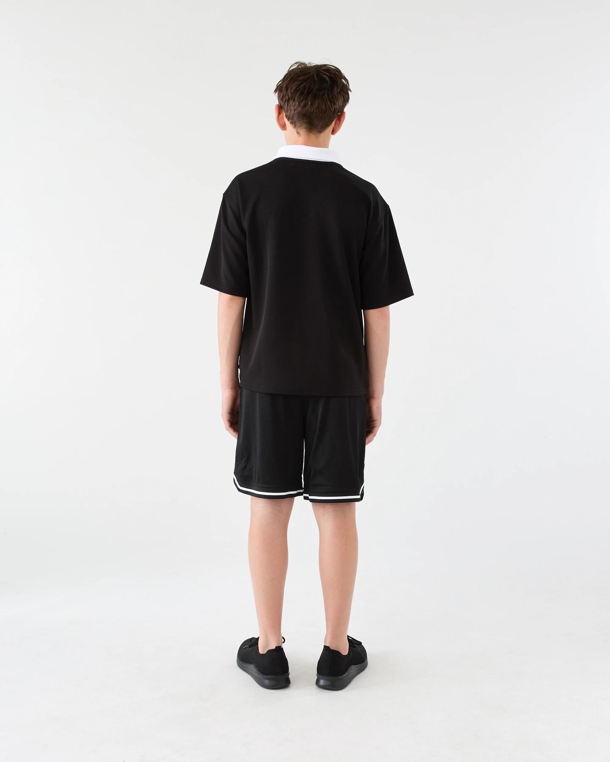 6 Active Kids Mesh Shorts BLACK, 6 of 7