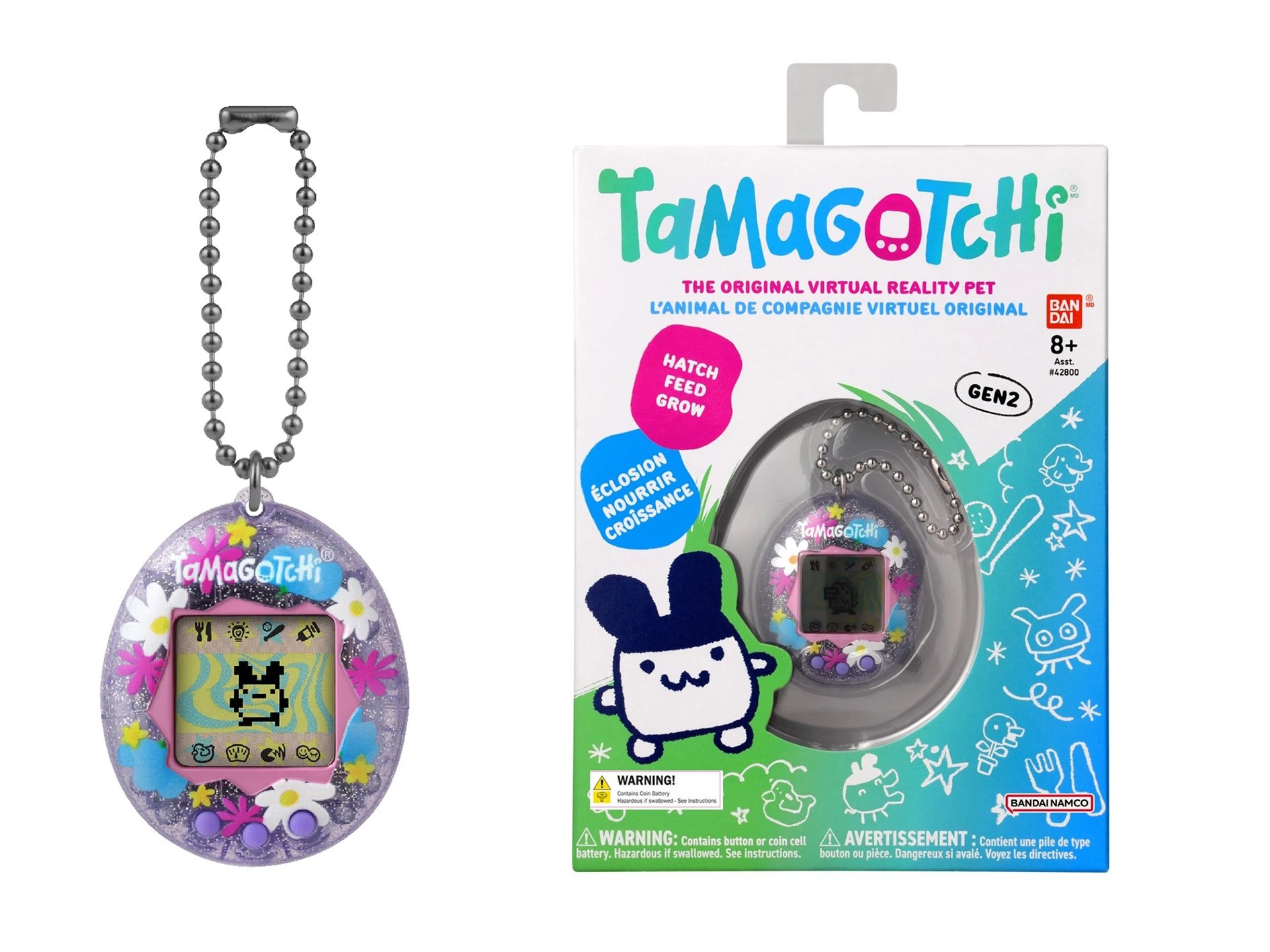 2 Tamagotchi The Original Virtual Reality Pet - Assorted, 2 of 7